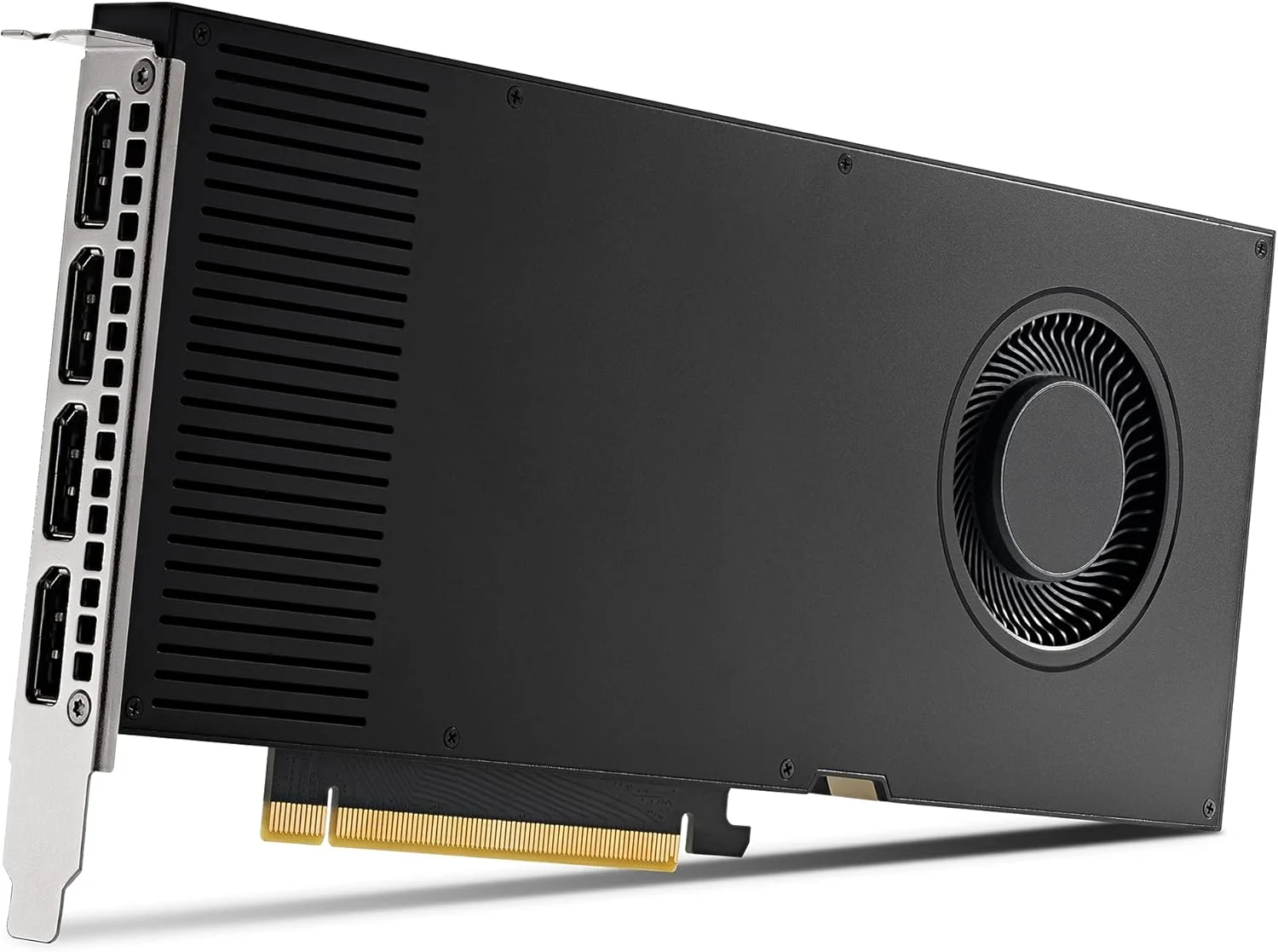 کارت گرافیک حرفه ای PNY NVIDIA GeForce RTX A4000 با 16 گیگابایت حافظه GDDR6 PCI Express 4.0 x16، دو اسلات، 4x DisplayPort، پشتیبانی از 8K، فن فعال فوق العاده بی صدا، VCNRTXA4000-PB کارت گرافیک حرفه ای PNY NVIDIA GeForce RTX A4000 با 16 گیگابایت حافظه GDDR6 PCI Express 4.0 x16، دو اسلات، 4x DisplayPort، پشتیبانی از 8K، فن فعال فوق العاده بی صدا، VCNRTXA4000-PB