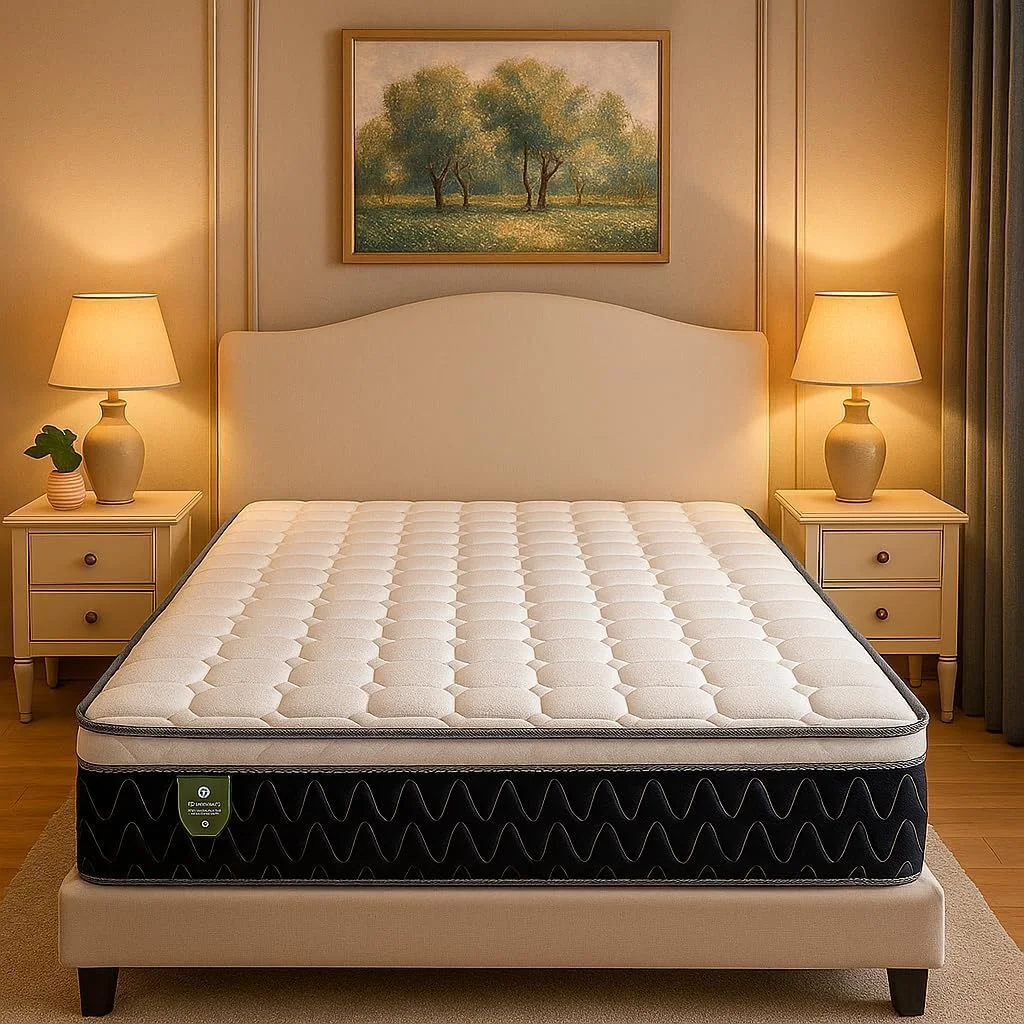 تشک فنری بونل یورو تاپ زاورا هومز | (ضخامت 30 سانتی متر) | تسکین فشار | پارچه بافتنی تنفسی | جداسازی حرکت | راحتی طولانی مدت (کوئین - 150 x 200 سانتی متر) تشک فنری بونل یورو تاپ زاورا هومز | (ضخامت 30 سانتی متر) | تسکین فشار | پارچه بافتنی تنفسی | جداسازی حرکت | راحتی طولانی مدت (کوئین - 150 x 200 سانتی متر)