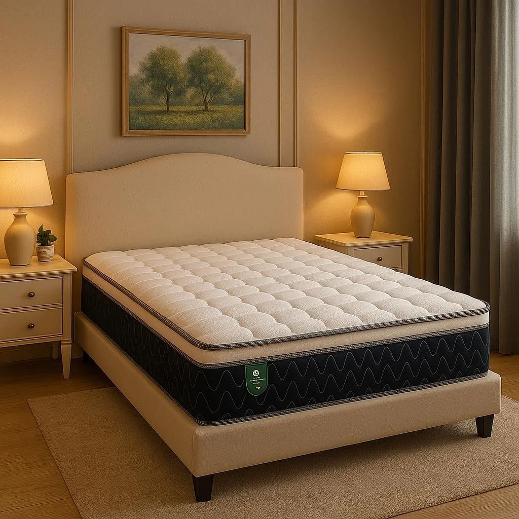 تشک فنری بونل یورو تاپ زاورا هومز | (ضخامت 30 سانتی متر) | تسکین فشار | پارچه بافتنی تنفسی | جداسازی حرکت | راحتی طولانی مدت (کوئین - 150 x 200 سانتی متر) تشک فنری بونل یورو تاپ زاورا هومز | (ضخامت 30 سانتی متر) | تسکین فشار | پارچه بافتنی تنفسی | جداسازی حرکت | راحتی طولانی مدت (کوئین - 150 x 200 سانتی متر)