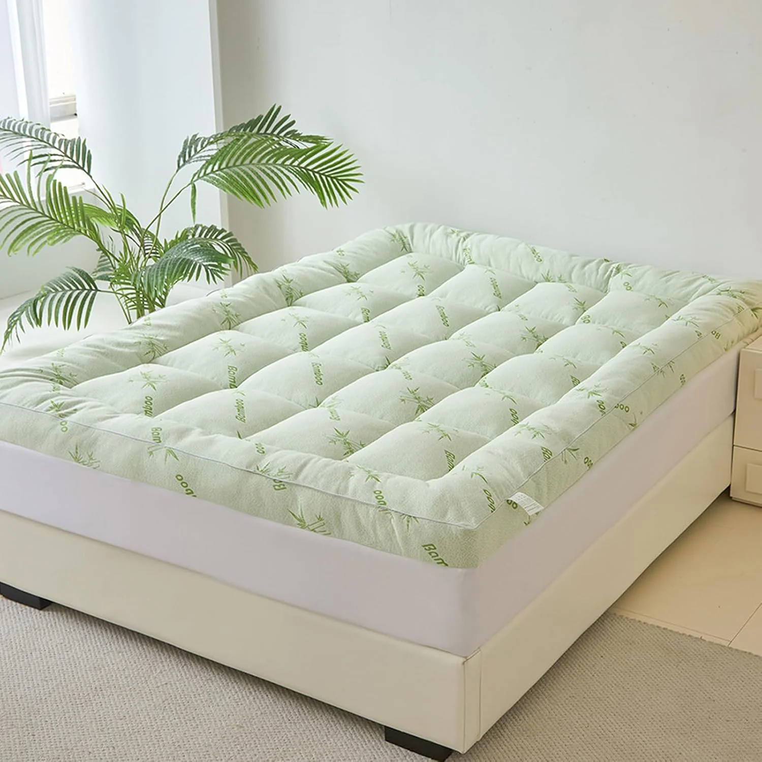 تشک سوپر نرم هوم هتل با الیاف 100% پلی استر، روکش تشک نرم و لطیف، لوکس، نرم، راحت، تنفس پذیر، تشک تخت خواب مموری فوم متراکم و دارای تهویه، عرض 180 سانتی متر تشک سوپر نرم هوم هتل با الیاف 100% پلی استر، روکش تشک نرم و لطیف، لوکس، نرم، راحت، تنفس پذیر، تشک تخت خواب مموری فوم متراکم و دارای تهویه، عرض 180 سانتی متر