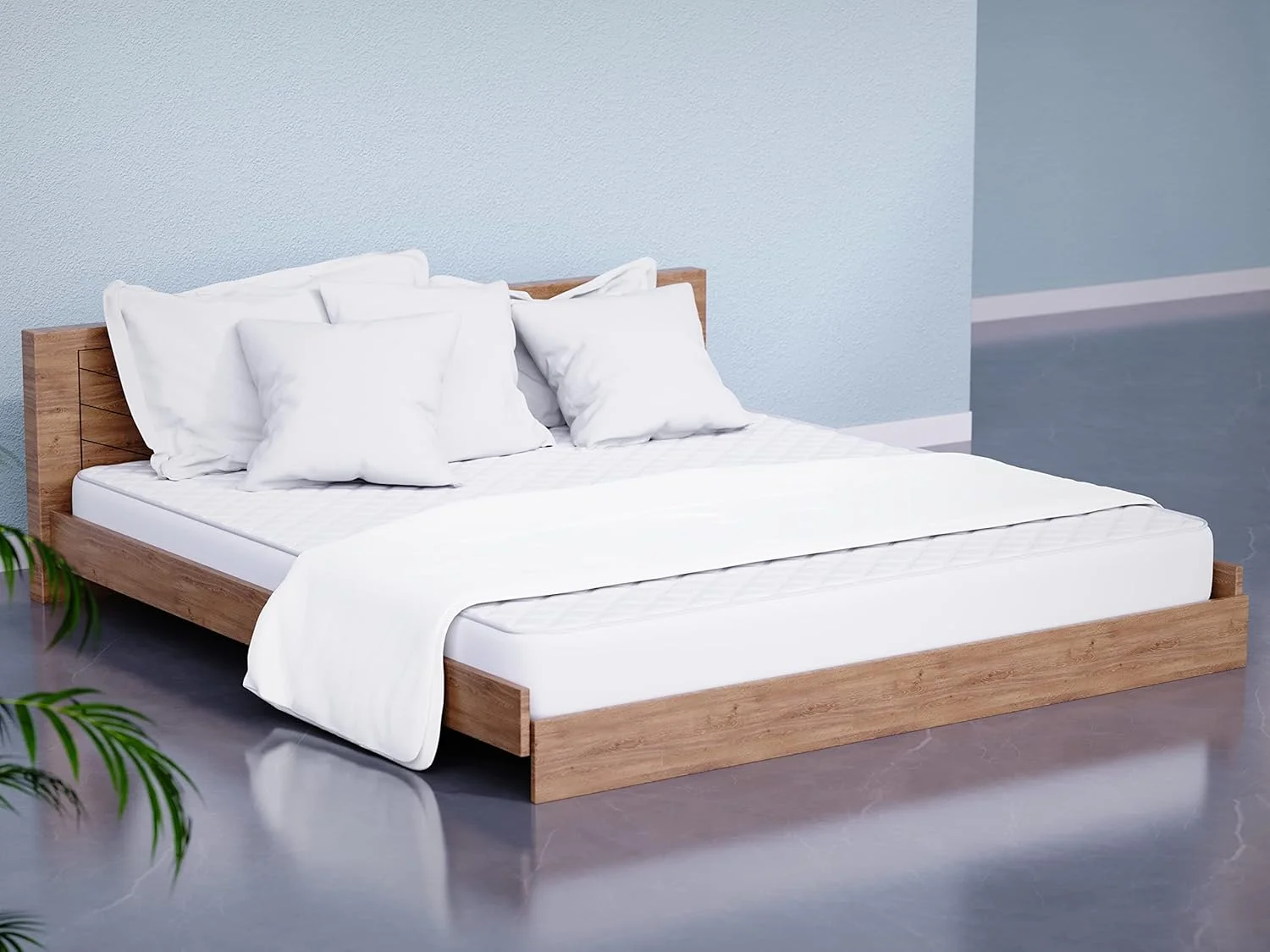 تشک مموری فوم سایز کوئین Mahmayi 150x200 برای خواب خنک و کاهش فشار، تشک تخت سایز کوئین برای اتاق نشیمن و اتاق خواب - سفید تشک مموری فوم سایز کوئین Mahmayi 150x200 برای خواب خنک و کاهش فشار، تشک تخت سایز کوئین برای اتاق نشیمن و اتاق خواب - سفید