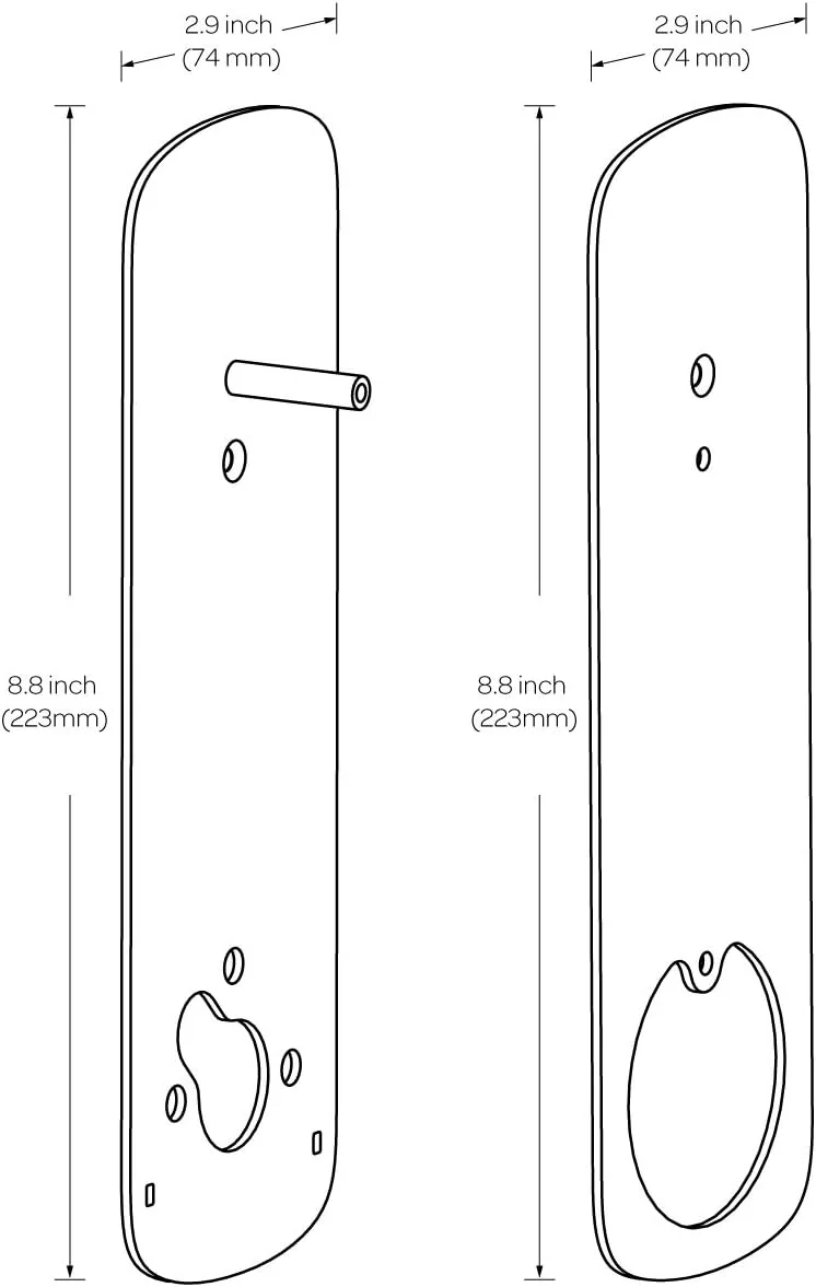 قفل هوشمند ULTRALOQ UL3 BT (نسل دوم) + آداپتور WiFi Bridge، قفل درب بدون کلید 5 در 1 با WiFi، بلوتوث، اثر انگشت بیومتریک و صفحه کلید لمسی، قفل درب هوشمند (نیکل ساتن)