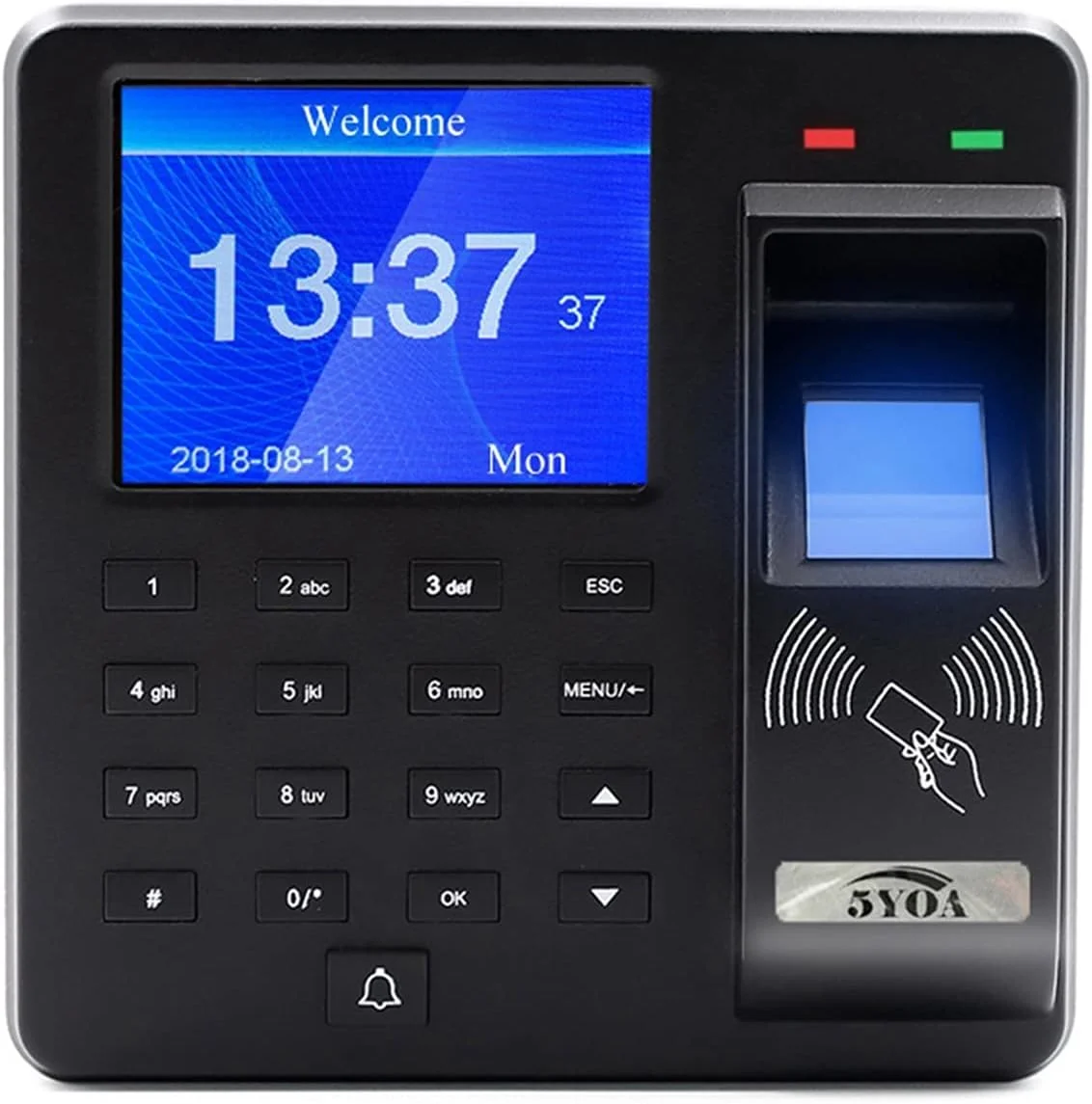 دستگاه حضور و غیاب اثر انگشتی تمکین، کیت قفل درب هوشمند، بازکننده درب الکترونیکی، ست دیجیتال خانگی، قفل مغناطیسی برقی بیومتریک برای کارمندان و کسب و کارهای کوچک