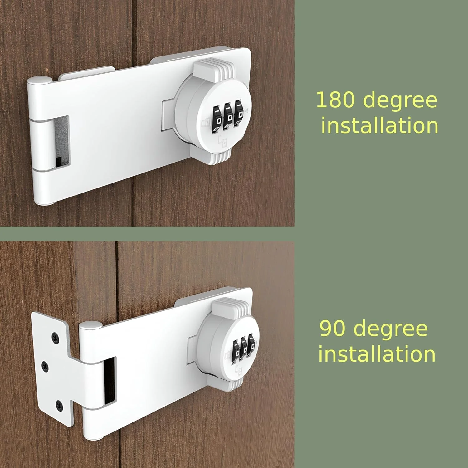 قفل ترکیبی بدون کلید تزویق، قفل ترکیبی 3 رقمی برای درب کابینت، قفل چرخشی زبانه دار با رمز عبور، قفل کشو آلیاژ روی برای کشوهای آشپزخانه، کابینت ها و کمدهای لباس