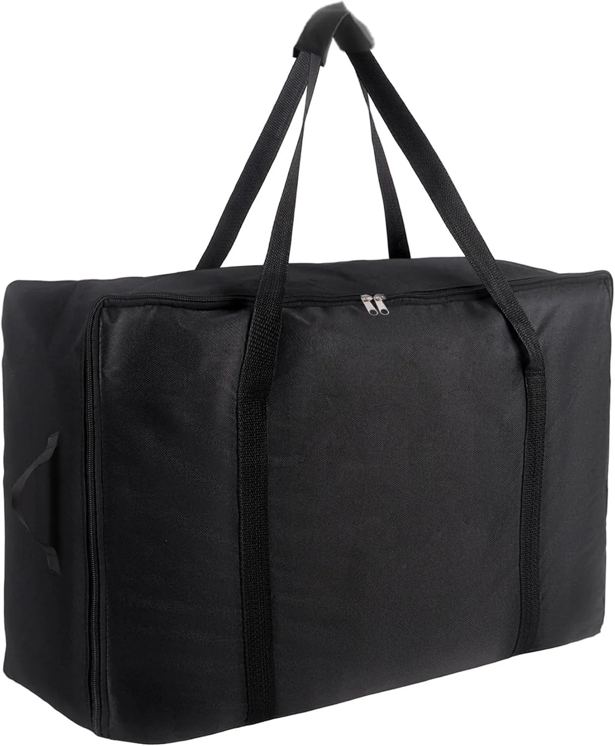 کیف نگهداری تشک تاشو Klmnop، کیف حمل سنگین وزن آکسفورد 600D قابل حمل با زیپ و دسته برای تخت مهمان سه تاشو (مناسب تشک های دوقلو 6 اینچی و دوقلو ایکس لارج، مشکی) کیف نگهداری تشک تاشو Klmnop، کیف حمل سنگین وزن آکسفورد 600D قابل حمل با زیپ و دسته برای تخت مهمان سه تاشو (مناسب تشک های دوقلو 6 اینچی و دوقلو ایکس لارج، مشکی)