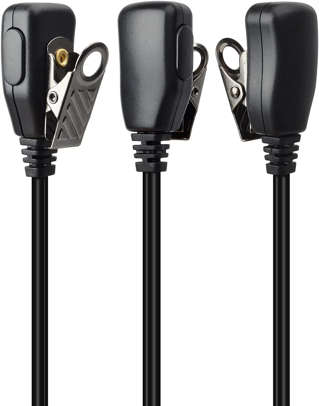 هندزفری واکی تاکی تک پین 2.5 میلی متری HYS با میکروفون، هدست امنیتی سازگار با موتورولا TLKR-T60 T61 T62 T80 T81 T82 T-92 H2O T80 Extreme (بسته 2 عددی)