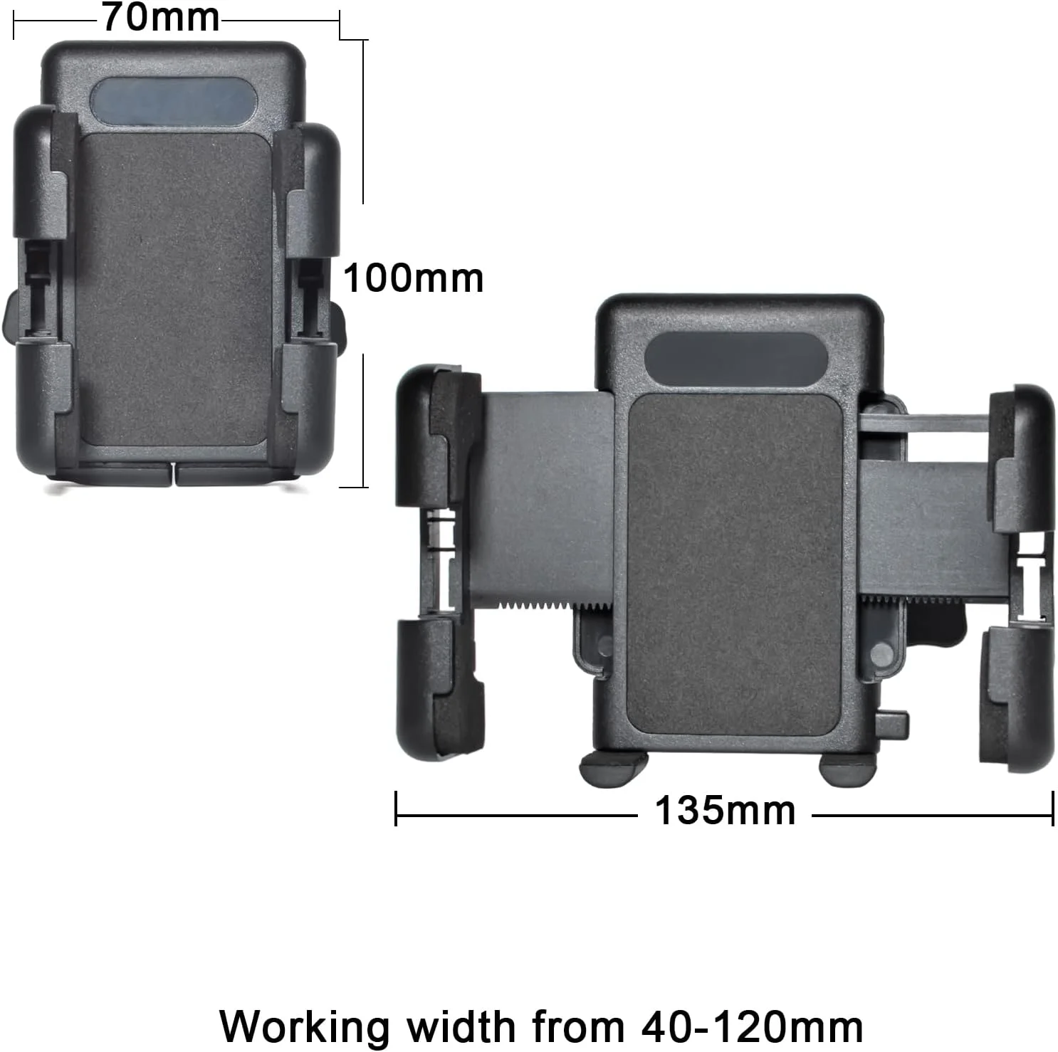 پایه نگهدارنده دریچه هوا خودرو HYS سازگار با بیسیم های دستی BAOFENG MOTOROLA YAESU ICOM WOUXUN، 1 عدد