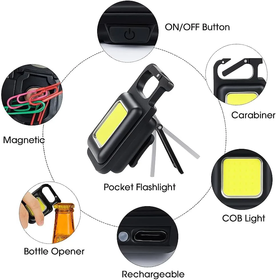 چراغ اضطراری کوچک قابل حمل و شارژی Fitto - چراغ LED کم مصرف و جمع و جور برای قطع برق، کمپینگ، مسافرت و استفاده در فضای باز - عمر باتری طولانی، طراحی سبک و راحت چراغ اضطراری کوچک قابل حمل و شارژی Fitto - چراغ LED کم مصرف و جمع و جور برای قطع برق، کمپینگ، مسافرت و استفاده در فضای باز - عمر باتری طولانی، طراحی سبک و راحت