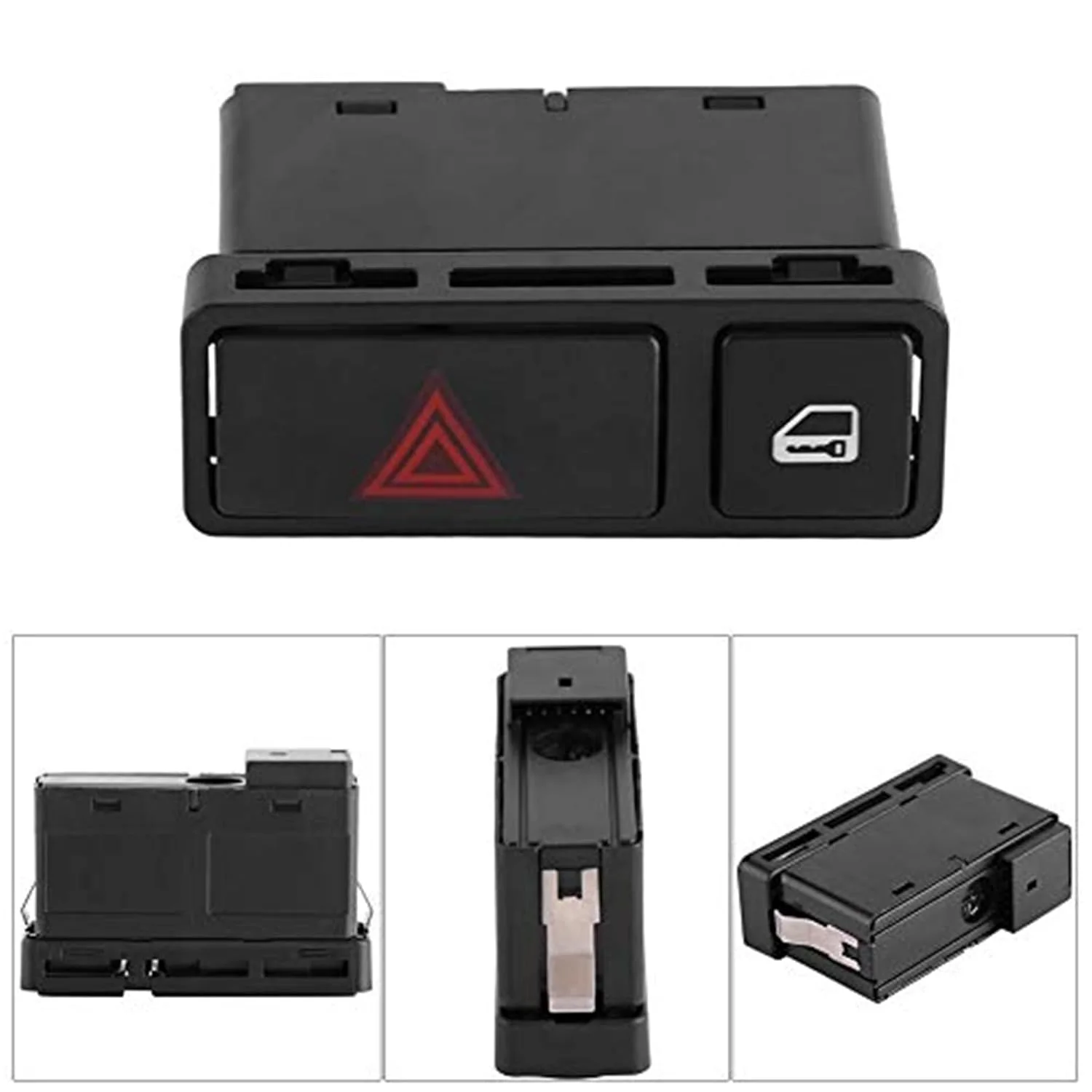 کلید فلاشر خطر چراغ هشدار دهنده درب خودرو Szwaldaper، فلاشر اضطراری مرکزی، برای سری 3 E46 E53 E85 325 X5 61318368920 ABS