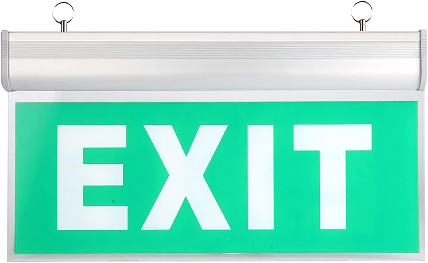 چراغ خروج اضطراری LED Zudoo با نور اضطراری، 3 وات 12 LED حروف سبز، طراحی دو طرفه، باتری 800MA، چراغ های علامت خروج اضطراری برای رستوران، هتل ها چراغ خروج اضطراری LED Zudoo با نور اضطراری، 3 وات 12 LED حروف سبز، طراحی دو طرفه، باتری 800MA، چراغ های علامت خروج اضطراری برای رستوران، هتل ها