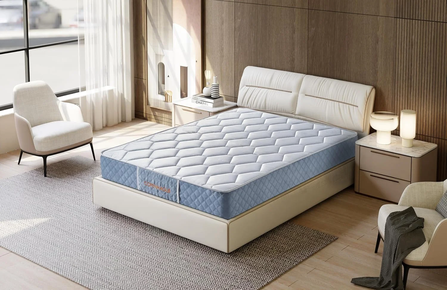 تشک مموری فوم Imperial Confort Copenhagen – 140 x 180 x 25 سانتی متر – سفید تشک مموری فوم Imperial Confort Copenhagen – 140 x 180 x 25 سانتی متر – سفید