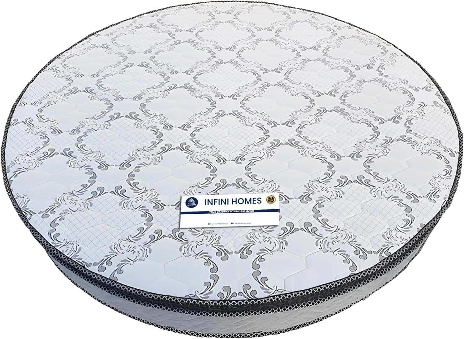 تشک گرد فوم متراکم سفید INFINI HOMES (200W X 200L X 30H) تشک گرد فوم متراکم سفید INFINI HOMES (200W X 200L X 30H)