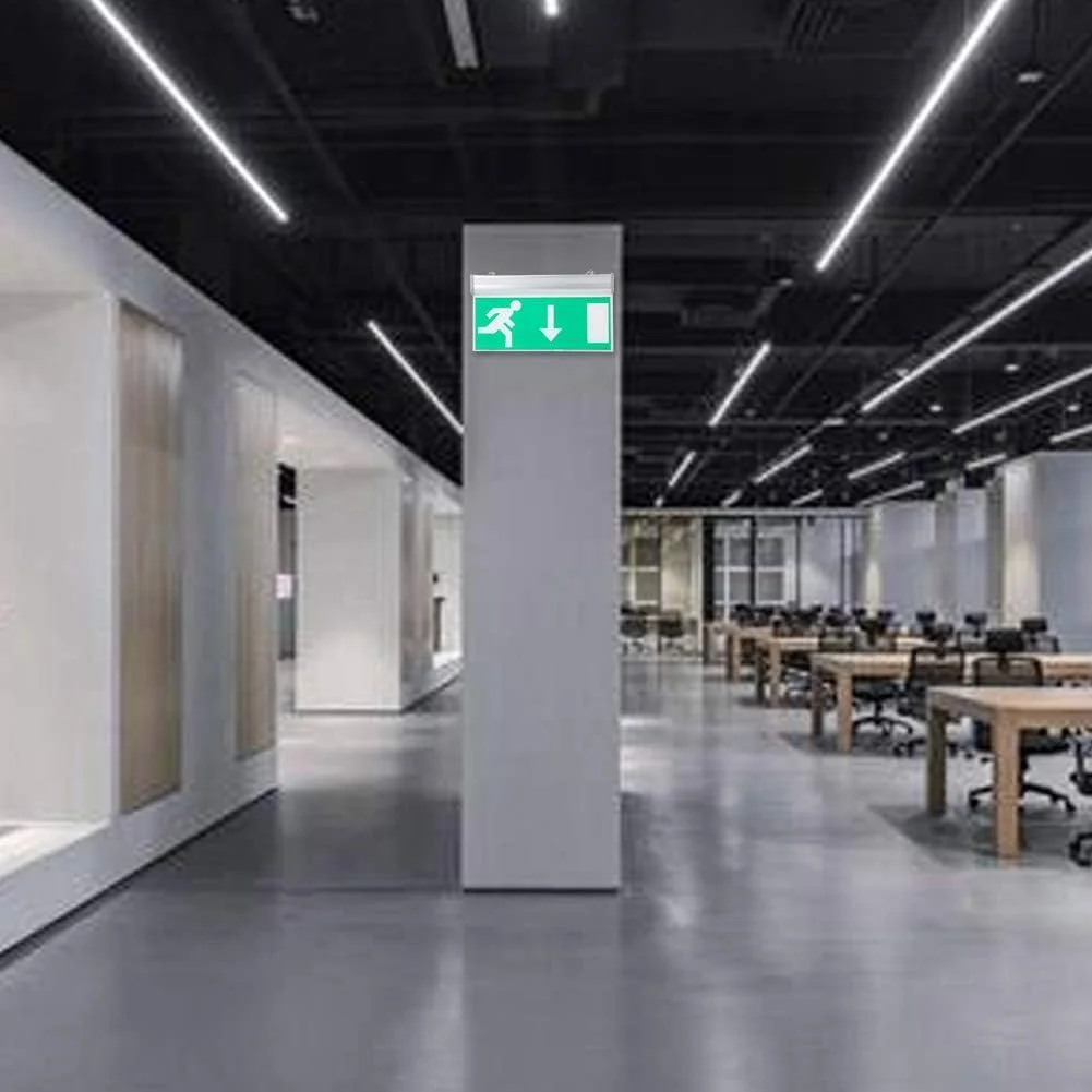 چراغ خروج اضطراری LED Juicemoo 110-220V، تابلوی روشنایی خروج، مناسب برای هتل ها، ایستگاه ها، اماکن تفریحی و سوپرمارکت ها چراغ خروج اضطراری LED Juicemoo 110-220V، تابلوی روشنایی خروج، مناسب برای هتل ها، ایستگاه ها، اماکن تفریحی و سوپرمارکت ها