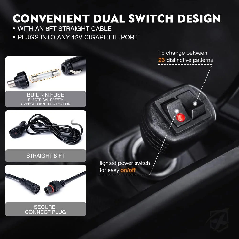 چراغ های چشمک زن LED آبی Xprite، چراغ خطر آفتابگیر شیشه جلو برای خودروهای آتش نشانی داوطلب، خودروهای اضطراری، کامیون ها و ماشین های اجرای قانون چراغ های چشمک زن LED آبی Xprite، چراغ خطر آفتابگیر شیشه جلو برای خودروهای آتش نشانی داوطلب، خودروهای اضطراری، کامیون ها و ماشین های اجرای قانون