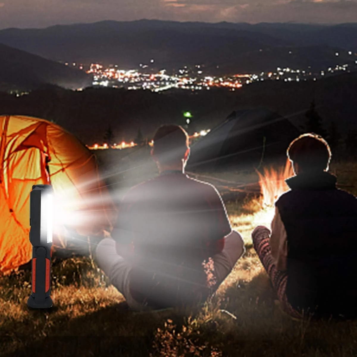 چراغ کار قابل شارژ HEDAQI، چراغ قوه LED مغناطیسی چند منظوره قابل حمل با قلاب آویز، چراغ قوه کار ضد آب برای تعمیر خودرو، خاموشی منزل و مواقع اضطراری (قرمز) چراغ کار قابل شارژ HEDAQI، چراغ قوه LED مغناطیسی چند منظوره قابل حمل با قلاب آویز، چراغ قوه کار ضد آب برای تعمیر خودرو، خاموشی منزل و مواقع اضطراری (قرمز)