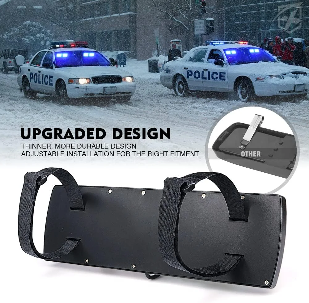 چراغ های چشمک زن LED آبی Xprite، چراغ خطر آفتابگیر شیشه جلو برای خودروهای آتش نشانی داوطلب، خودروهای اضطراری، کامیون ها و ماشین های اجرای قانون چراغ های چشمک زن LED آبی Xprite، چراغ خطر آفتابگیر شیشه جلو برای خودروهای آتش نشانی داوطلب، خودروهای اضطراری، کامیون ها و ماشین های اجرای قانون