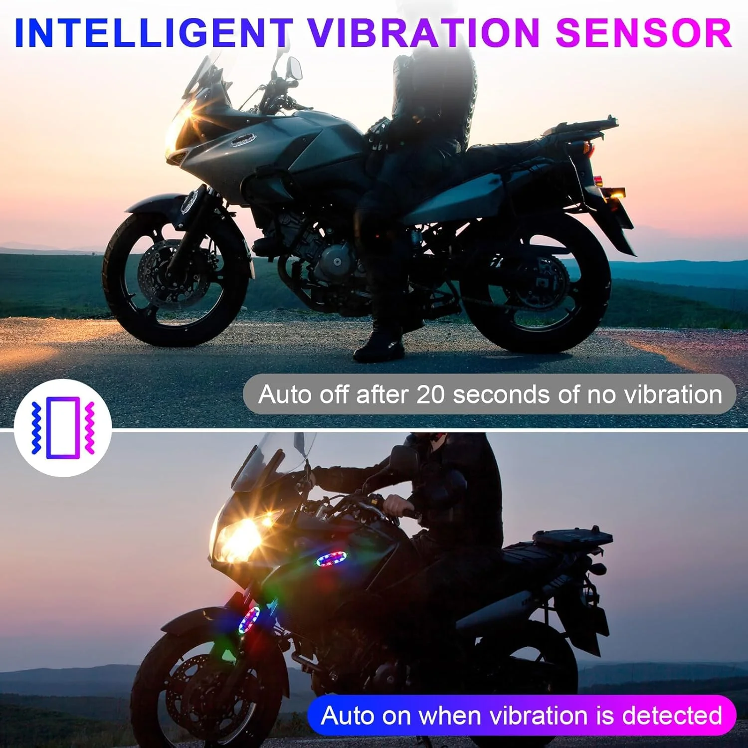 چراغ های فلاشر خورشیدی بی سیم برای خودرو، کامیون و موتورسیکلت - چراغ های هشدار اضطراری و ضد تصادف قرمز، آبی و سبز با پایه مغناطیسی ضد آب و قابل شارژ چراغ های فلاشر خورشیدی بی سیم برای خودرو، کامیون و موتورسیکلت - چراغ های هشدار اضطراری و ضد تصادف قرمز، آبی و سبز با پایه مغناطیسی ضد آب و قابل شارژ