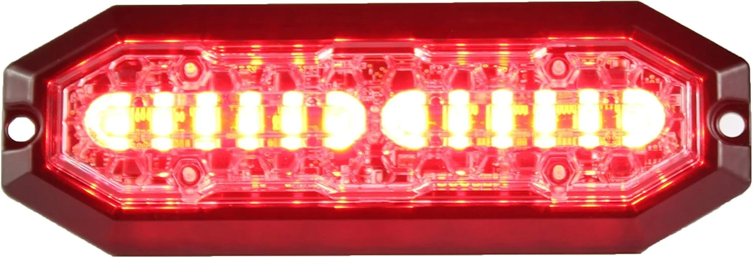 چراغ خطر پلیسی و امدادی LED مدل UT01 Unicorn Lighting، مناسب خودروهای پلیس، جرثقیل، ماشین های ساختمانی، رنگ های کهربایی، آبی، قرمز و سفید (قرمز، 12 LED) چراغ خطر پلیسی و امدادی LED مدل UT01 Unicorn Lighting، مناسب خودروهای پلیس، جرثقیل، ماشین های ساختمانی، رنگ های کهربایی، آبی، قرمز و سفید (قرمز، 12 LED)