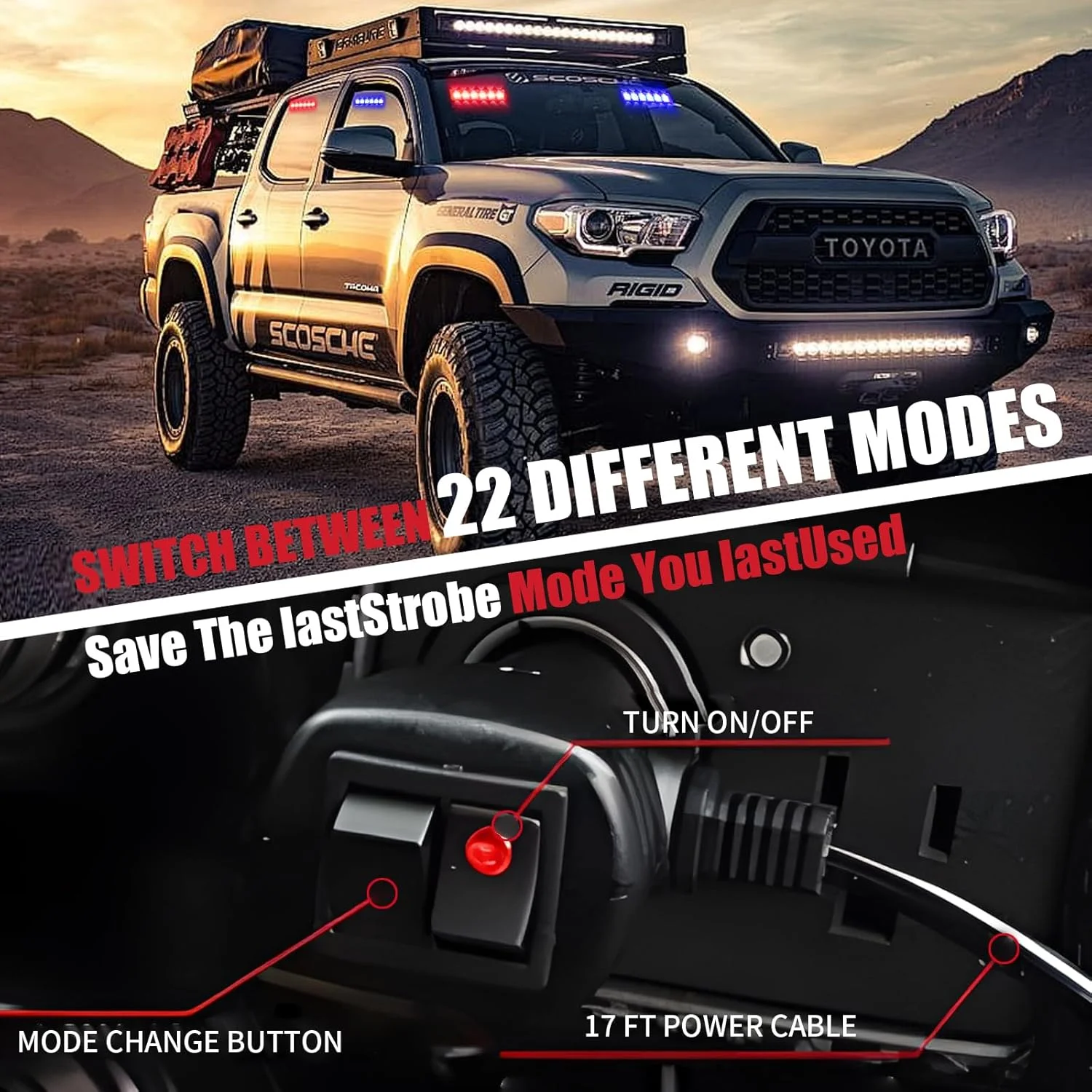 چراغ های پلیسی استروب اضطراری Tiannor، قرمز/آبی، 24 LED، ضد آب، چراغ های هشدار خطر چشمک زن ایمنی داشبورد جلو/عقب/کنار شیشه جلو برای خودروهای امدادی، کامیون ها و اتومبیل چراغ های پلیسی استروب اضطراری Tiannor، قرمز/آبی، 24 LED، ضد آب، چراغ های هشدار خطر چشمک زن ایمنی داشبورد جلو/عقب/کنار شیشه جلو برای خودروهای امدادی، کامیون ها و اتومبیل