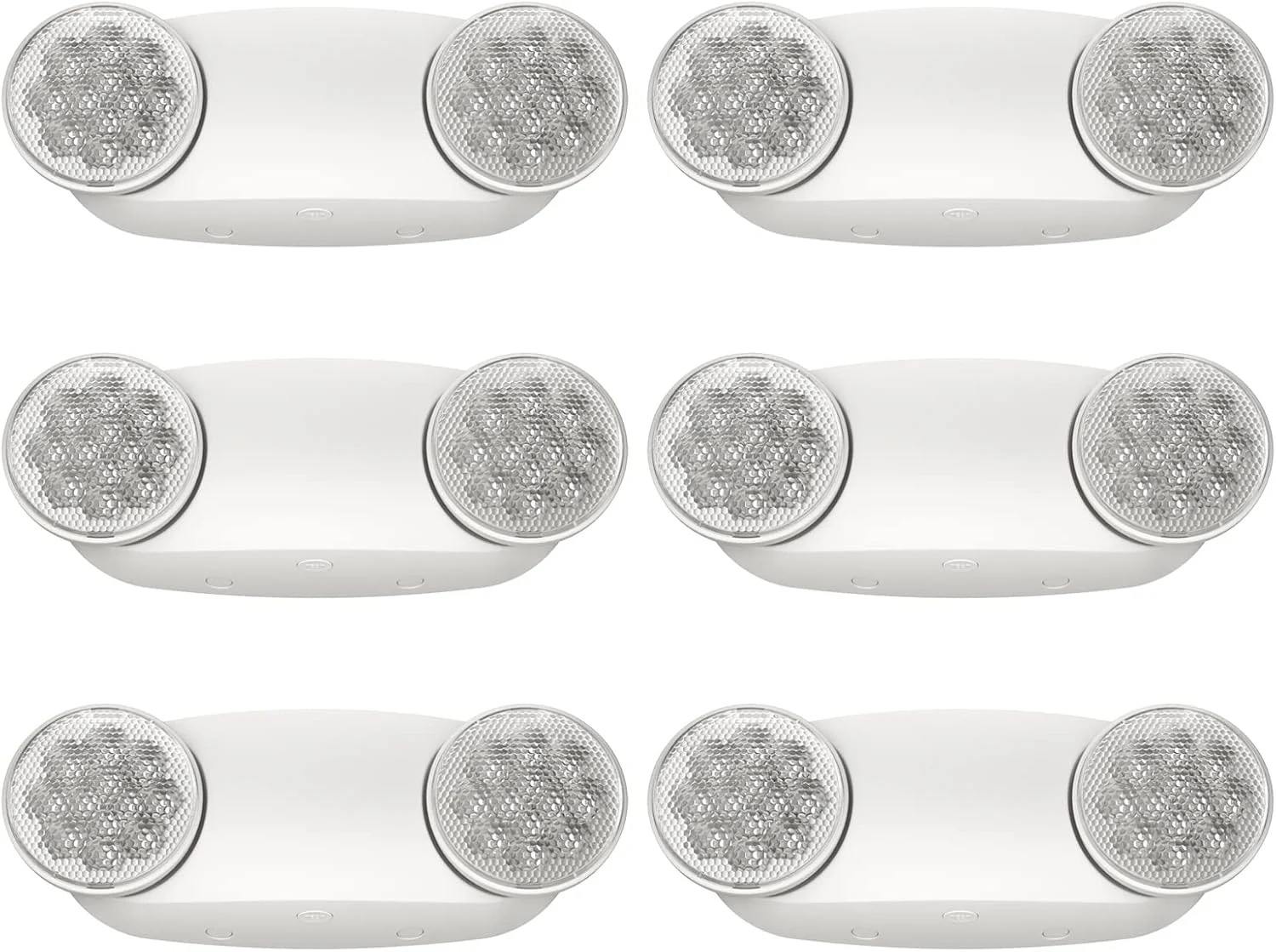 چراغ اضطراری Spectsun Lighting بسته 6 عددی، چراغ های اضطراری برای کسب و کار، چراغ های اضطراری LED با پشتیبان باتری، 2 سر چشمی حشره ای قابل تنظیم، تجهیزات اضطراری تجاری دارای گواهی UL 924 چراغ اضطراری Spectsun Lighting بسته 6 عددی، چراغ های اضطراری برای کسب و کار، چراغ های اضطراری LED با پشتیبان باتری، 2 سر چشمی حشره ای قابل تنظیم، تجهیزات اضطراری تجاری دارای گواهی UL 924