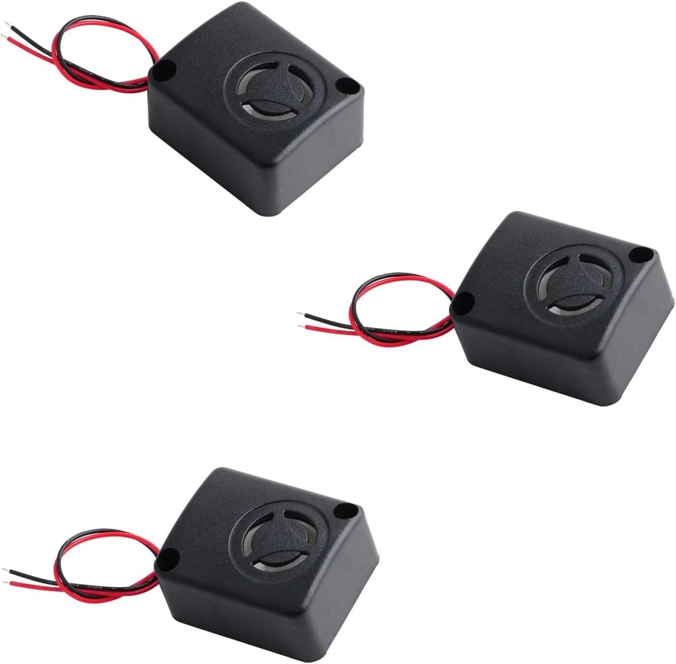 آژیر پیزو مینیاتوری مشکی 3 عددی، 110dB، 12V DC، زنگ هشدار فعال با دسیبل بالا آژیر پیزو مینیاتوری مشکی 3 عددی، 110dB، 12V DC، زنگ هشدار فعال با دسیبل بالا