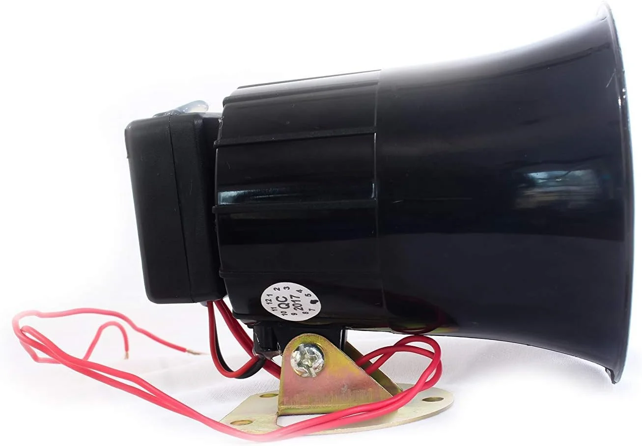 آژیر هشدار بلند قدرت 220 ولت AC دهمی (مشکی) (صدای آژیر پلیس) آژیر هشدار بلند قدرت 220 ولت AC دهمی (مشکی) (صدای آژیر پلیس)