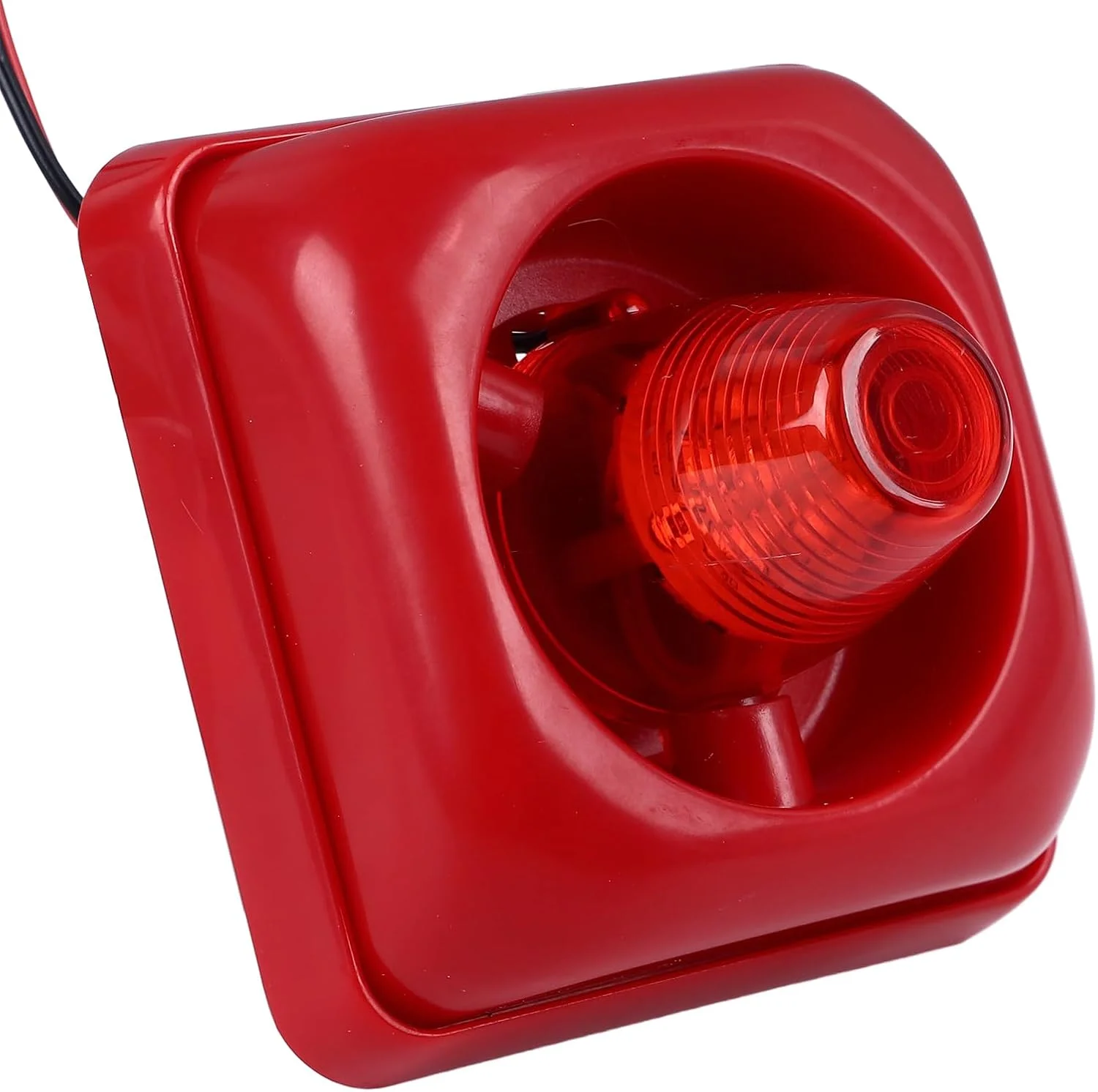 آژیر چراغ دار صنعتی Domary، آلارم فوق العاده بلند با چراغ های چشمک زن قرمز، آژیر خطر برای کارخانه، دفتر، مدرسه آژیر چراغ دار صنعتی Domary، آلارم فوق العاده بلند با چراغ های چشمک زن قرمز، آژیر خطر برای کارخانه، دفتر، مدرسه