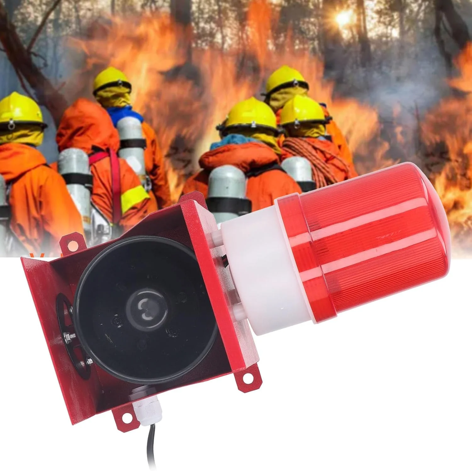 آژیر صنعتی BusoTh، آژیر خطر بیرونی 115dB با نور و صدا، بوق ضد آب چراغ هشدار دهنده اضطراری با قدرت بالا، چراغ هشدار دهنده آژیر بوق بیرونی، چراغ چشمک زن اضطراری آژیر صنعتی BusoTh، آژیر خطر بیرونی 115dB با نور و صدا، بوق ضد آب چراغ هشدار دهنده اضطراری با قدرت بالا، چراغ هشدار دهنده آژیر بوق بیرونی، چراغ چشمک زن اضطراری