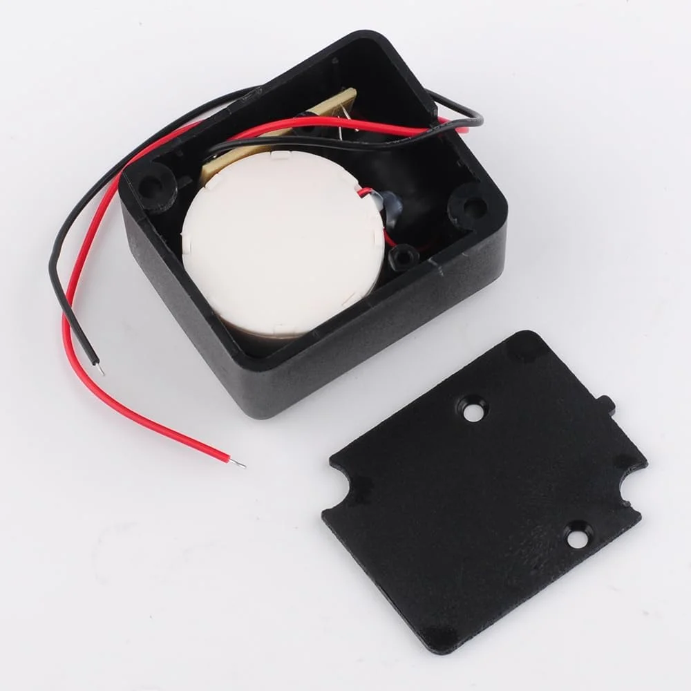 آژیر پیزو مینیاتوری مشکی 3 عددی، 110dB، 12V DC، زنگ هشدار فعال با دسیبل بالا آژیر پیزو مینیاتوری مشکی 3 عددی، 110dB، 12V DC، زنگ هشدار فعال با دسیبل بالا