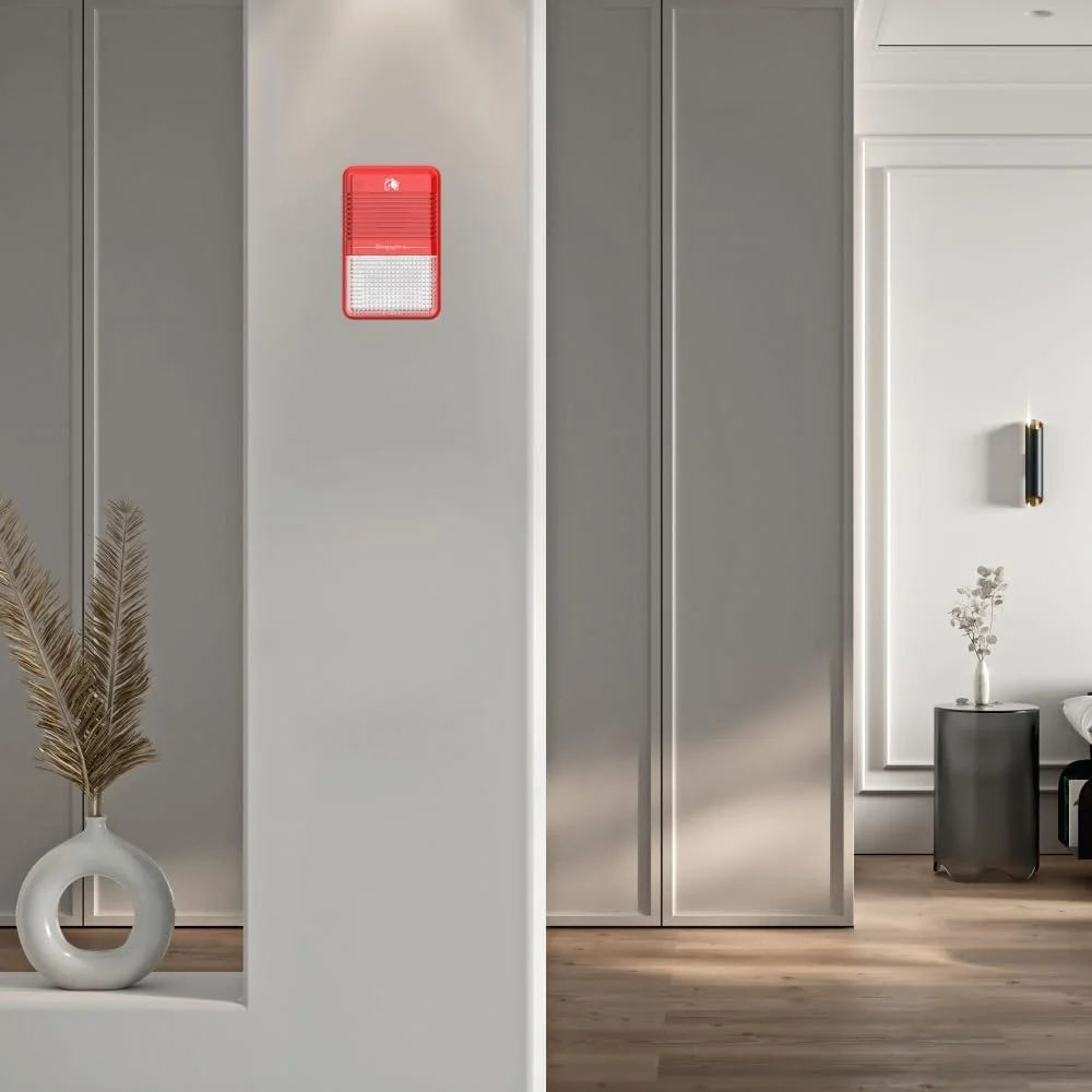 آژیر اعلام حریق با چراغ چشمک زن – آژیر بلند 110dB و چراغ LED | سیستم هشدار آتش سوزی اضطراری برای خانه، دفتر، انبار | آژیر ایمنی دیواری آژیر اعلام حریق با چراغ چشمک زن – آژیر بلند 110dB و چراغ LED | سیستم هشدار آتش سوزی اضطراری برای خانه، دفتر، انبار | آژیر ایمنی دیواری