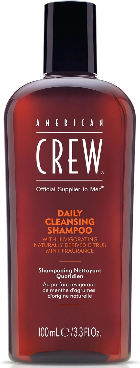 شامپو مردانه امریکن کرو، پاک کننده روزانه، فرمول گیاهی با منشاء طبیعی، رایحه نعناع مرکباتی، 100 میلی لیتر شامپو مردانه امریکن کرو، پاک کننده روزانه، فرمول گیاهی با منشاء طبیعی، رایحه نعناع مرکباتی، 100 میلی لیتر