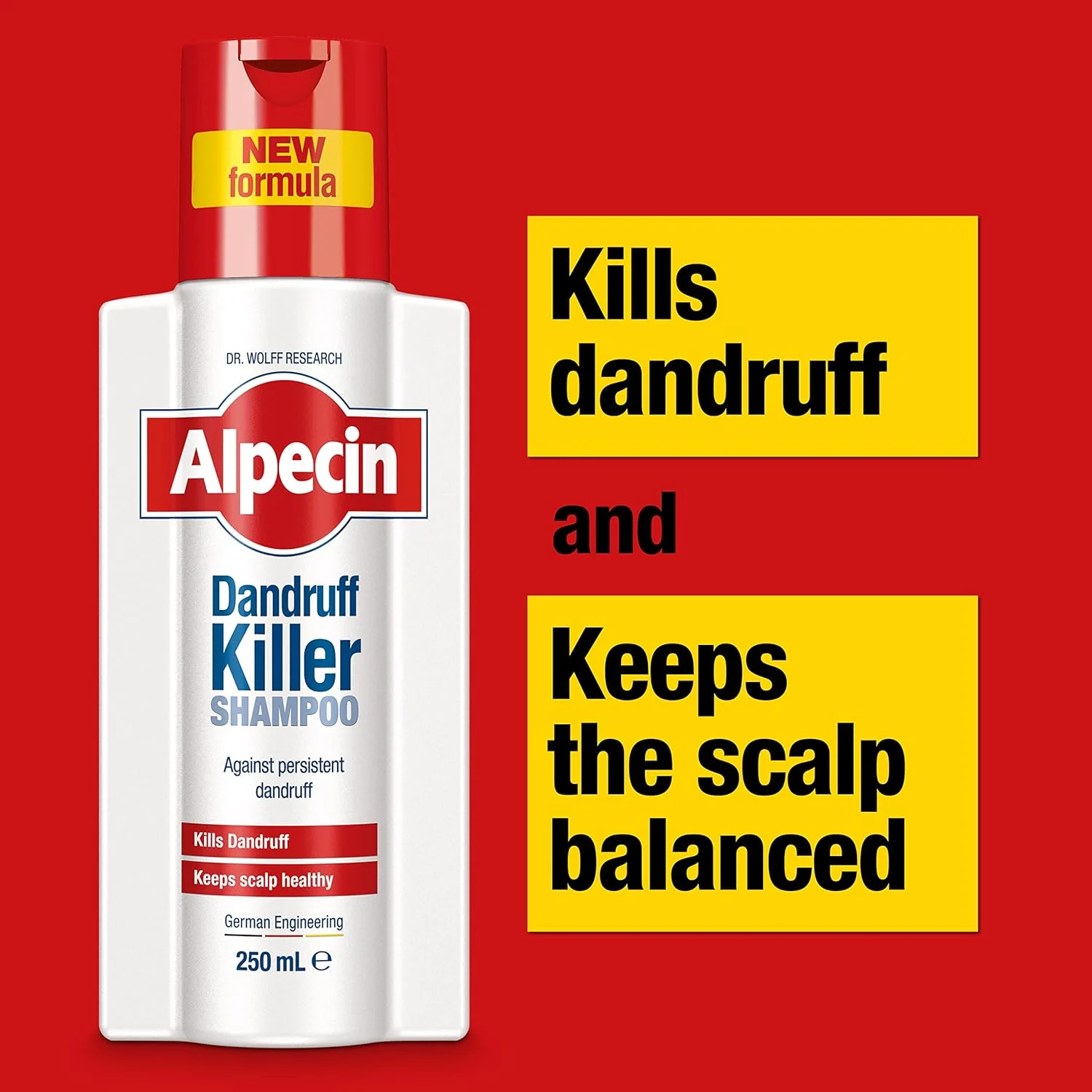 شامپو ضد شوره آلپسین مدل Dandruff Killer حجم 250 میلی لیتر (2 عدد) | به طور موثر شوره سر را از بین می برد و از آن جلوگیری می کند | مراقبت از مو برای مردان ساخت آلمان شامپو ضد شوره آلپسین مدل Dandruff Killer حجم 250 میلی لیتر (2 عدد) | به طور موثر شوره سر را از بین می برد و از آن جلوگیری می کند | مراقبت از مو برای مردان ساخت آلمان
