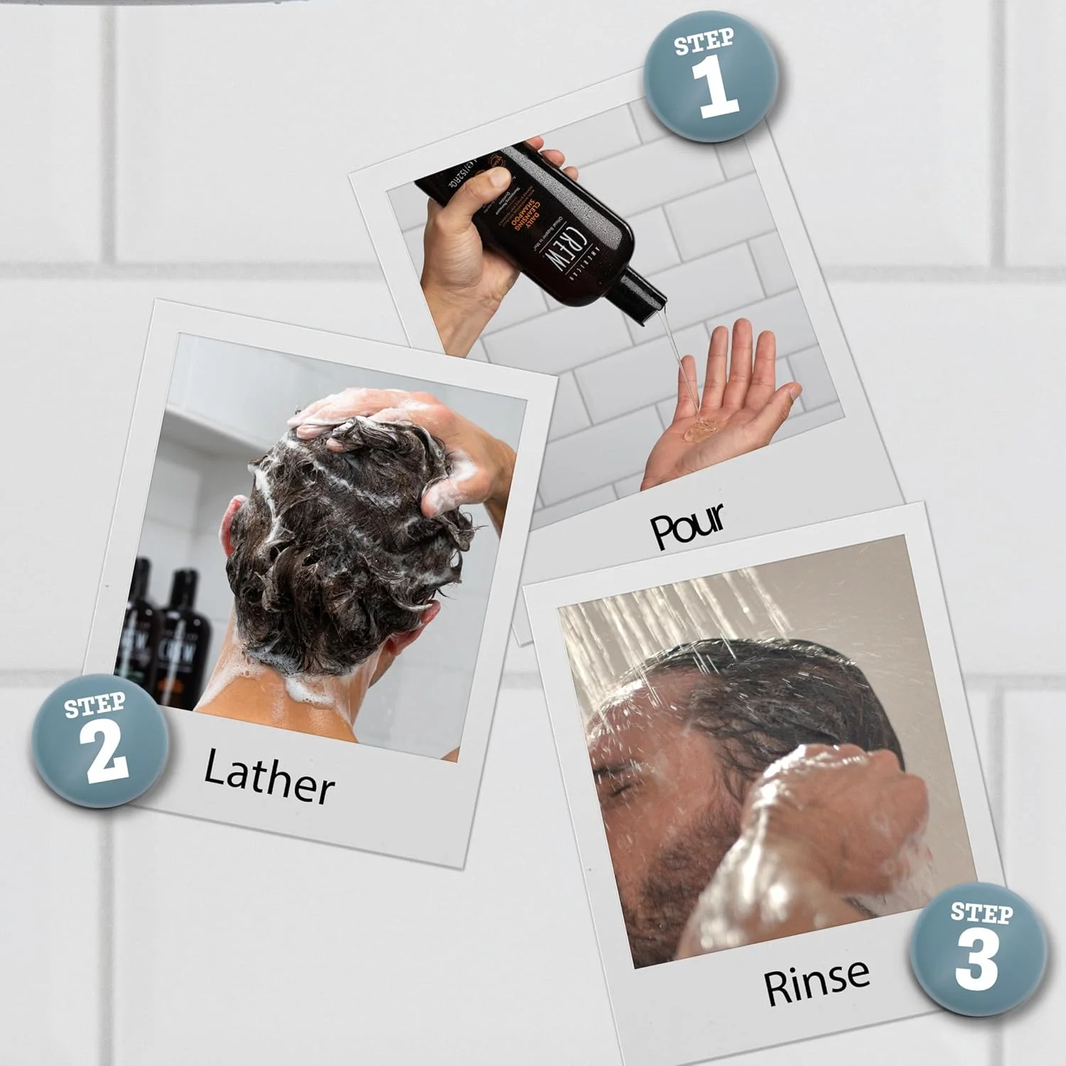 شامپو مردانه امریکن کرو، پاک کننده روزانه، فرمول گیاهی با منشاء طبیعی، رایحه نعناع مرکباتی، 100 میلی لیتر شامپو مردانه امریکن کرو، پاک کننده روزانه، فرمول گیاهی با منشاء طبیعی، رایحه نعناع مرکباتی، 100 میلی لیتر