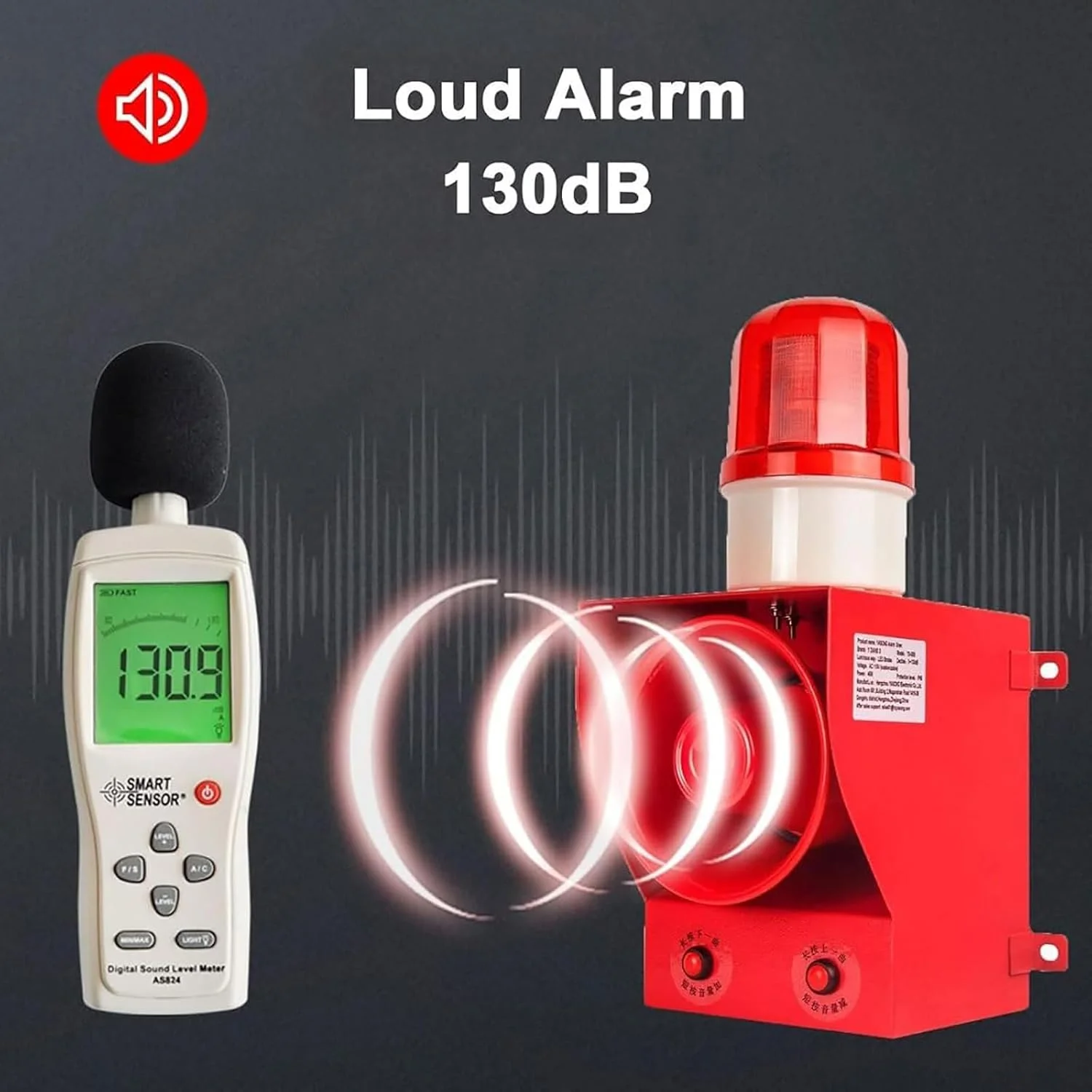 آژیر خطر صوتی و نوری صنعتی، آژیر موتور الکتریکی 120 دسی بل، برج بوق چراغ هشدار امنیتی با چراغ چشمک زن اضطراری، برای خانه، مناطق مسکونی، صنایع آژیر خطر صوتی و نوری صنعتی، آژیر موتور الکتریکی 120 دسی بل، برج بوق چراغ هشدار امنیتی با چراغ چشمک زن اضطراری، برای خانه، مناطق مسکونی، صنایع