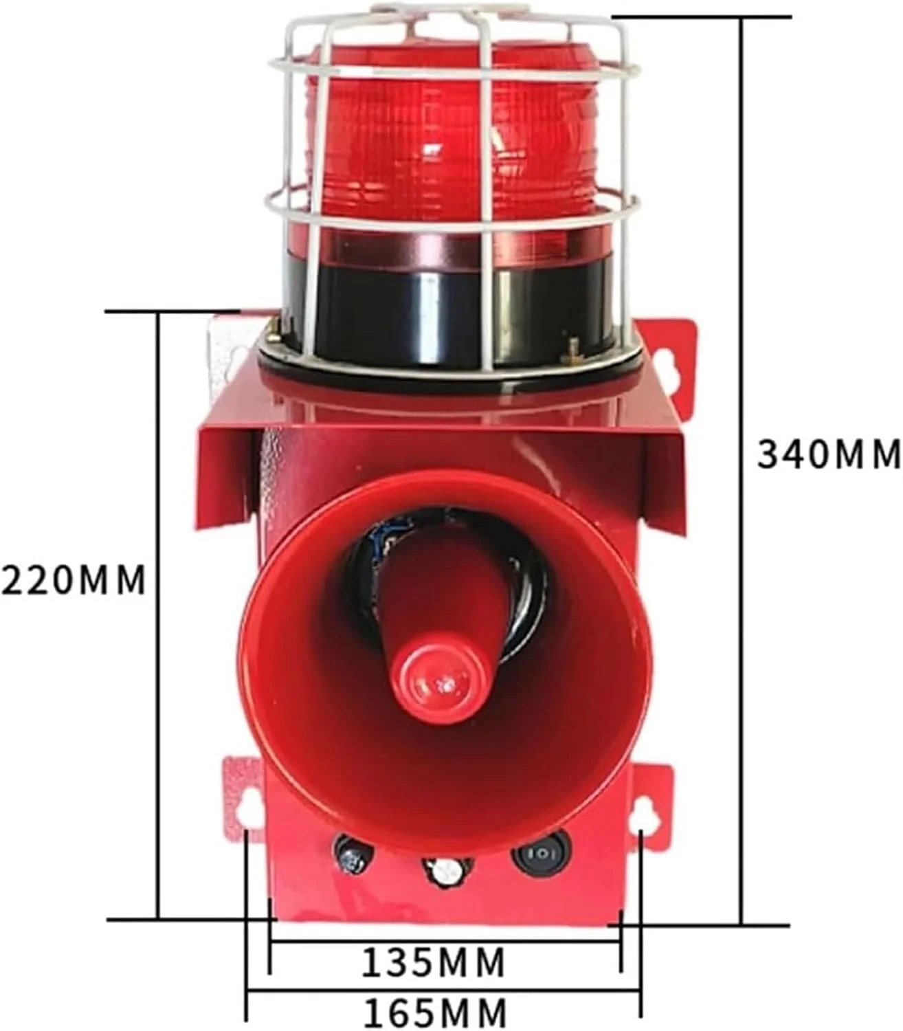 آژیر خطر صوتی و نوری صنعتی، آژیر موتور الکتریکی 120 دسی بل، برج بوق چراغ هشدار امنیتی با چراغ چشمک زن اضطراری، برای خانه، مناطق مسکونی، صنایع آژیر خطر صوتی و نوری صنعتی، آژیر موتور الکتریکی 120 دسی بل، برج بوق چراغ هشدار امنیتی با چراغ چشمک زن اضطراری، برای خانه، مناطق مسکونی، صنایع