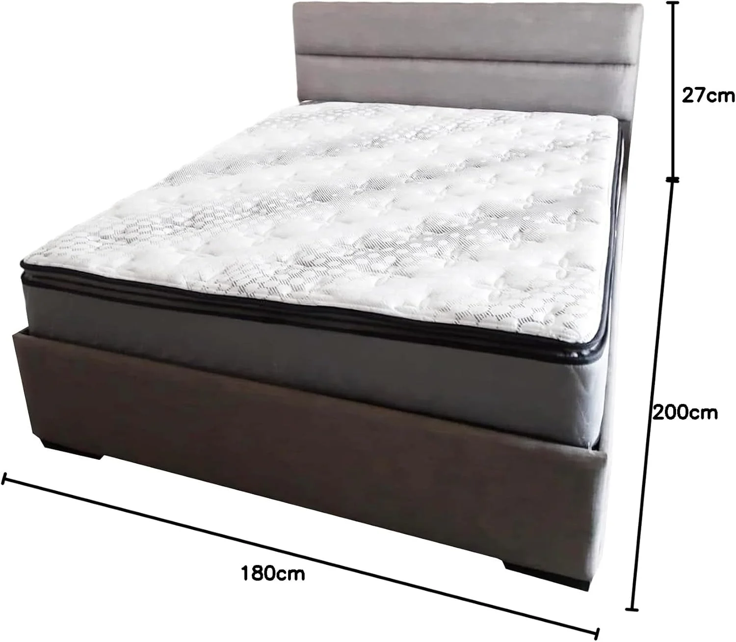 تشک فابولوس هوم جینی - فنر پاکتی با لایه مموری فوم - سایز کینگ (۱۸۰cm x ۲۰۰cm) تشک فابولوس هوم جینی - فنر پاکتی با لایه مموری فوم - سایز کینگ (۱۸۰cm x ۲۰۰cm)