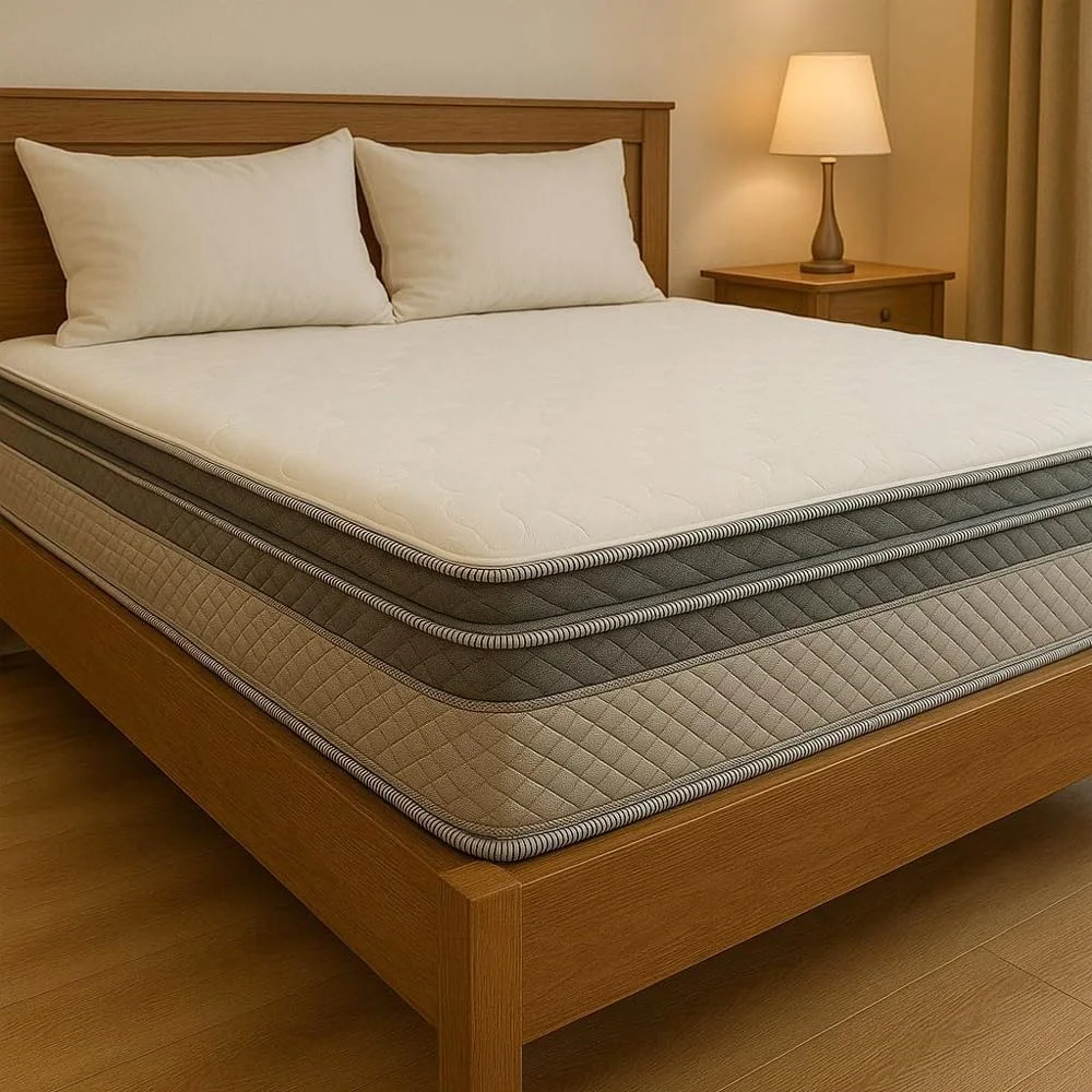 تشک طبی نرم HomeGenie Elite Eurotop با درجه سفتی متوسط، سایز 160x200x20 سانتی متر (Queen)