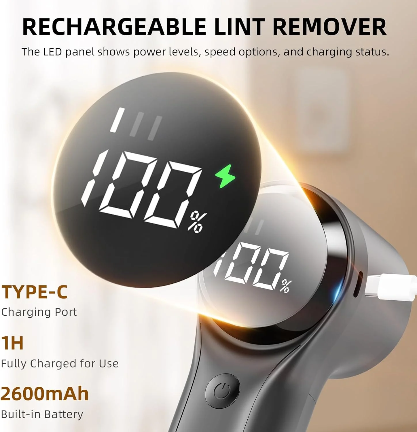 ماشین ریش تراش پارچه Buywoo، پرزگیر برقی، از بین برنده پرز لباس قابل شارژ برای از بین بردن گلوله شدن، با باتری کار می کند، 6 تیغه، 3 سرعته با صفحه نمایش LED برای لباس، اثاثه یا لوازم داخلی، مبلمان، مشکی ماشین ریش تراش پارچه Buywoo، پرزگیر برقی، از بین برنده پرز لباس قابل شارژ برای از بین بردن گلوله شدن، با باتری کار می کند، 6 تیغه، 3 سرعته با صفحه نمایش LED برای لباس، اثاثه یا لوازم داخلی، مبلمان، مشکی