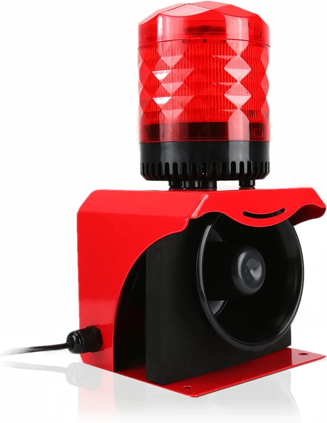 آژیر خطر سیمی 12-24 ولت با نور و صدا، آژیر استروب هشدار دهنده سیستم ایمنی برای آتش نشانی صنعتی و امنیت اضطراری آژیر خطر سیمی 12-24 ولت با نور و صدا، آژیر استروب هشدار دهنده سیستم ایمنی برای آتش نشانی صنعتی و امنیت اضطراری