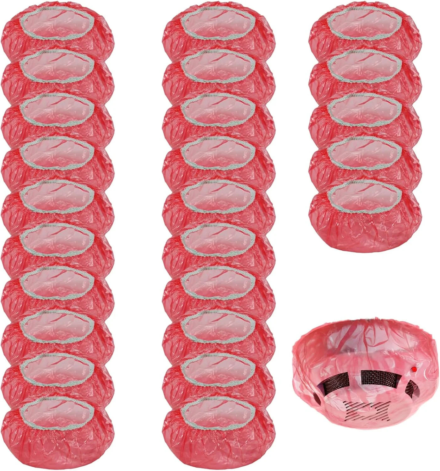 روکش محافظ گرد و غبار دتکتور دود Casoter، بسته 25 عددی، قرمز، کلاهک های محافظ الاستیک قابل استفاده مجدد برای آلارم های آتش سوزی روکش محافظ گرد و غبار دتکتور دود Casoter، بسته 25 عددی، قرمز، کلاهک های محافظ الاستیک قابل استفاده مجدد برای آلارم های آتش سوزی