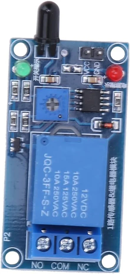 ماژول رله حسگر شعله، سنسور تشخیص آتش، آشکارساز آتش 760~1100nm، حساسیت قابل تنظیم، سیم کشی آسان و پایدار، IR برای آلارم های آتش ماژول رله حسگر شعله، سنسور تشخیص آتش، آشکارساز آتش 760~1100nm، حساسیت قابل تنظیم، سیم کشی آسان و پایدار، IR برای آلارم های آتش
