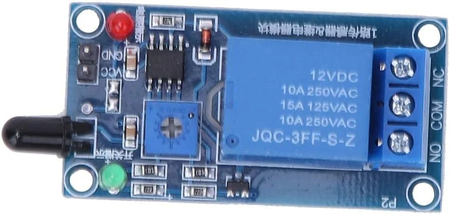 ماژول حسگر تشخیص آتش مادون قرمز 12 ولت DC 760 تا 1100 نانومتر PVC، حساسیت قابل تنظیم، سوئیچ کنترل دوگانه، ماژول رله حسگر شعله برای سیستم اعلام حریق ماژول حسگر تشخیص آتش مادون قرمز 12 ولت DC 760 تا 1100 نانومتر PVC، حساسیت قابل تنظیم، سوئیچ کنترل دوگانه، ماژول رله حسگر شعله برای سیستم اعلام حریق