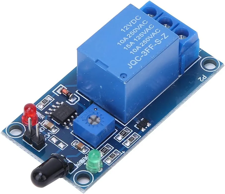 ماژول رله حسگر شعله، سنسور تشخیص آتش، آشکارساز آتش 760~1100nm، حساسیت قابل تنظیم، سیم کشی آسان و پایدار، IR برای آلارم های آتش ماژول رله حسگر شعله، سنسور تشخیص آتش، آشکارساز آتش 760~1100nm، حساسیت قابل تنظیم، سیم کشی آسان و پایدار، IR برای آلارم های آتش