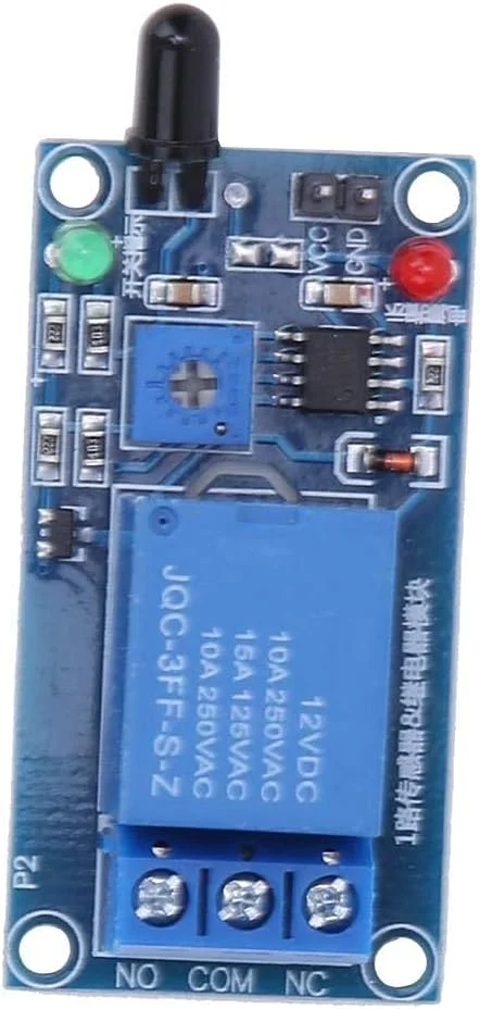ماژول حسگر تشخیص آتش مادون قرمز 12 ولت DC 760 تا 1100 نانومتر PVC، حساسیت قابل تنظیم، سوئیچ کنترل دوگانه، ماژول رله حسگر شعله برای سیستم اعلام حریق ماژول حسگر تشخیص آتش مادون قرمز 12 ولت DC 760 تا 1100 نانومتر PVC، حساسیت قابل تنظیم، سوئیچ کنترل دوگانه، ماژول رله حسگر شعله برای سیستم اعلام حریق