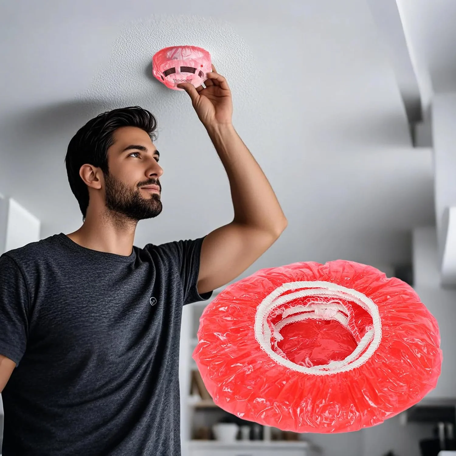 روکش محافظ گرد و غبار دتکتور دود Casoter، بسته 25 عددی، قرمز، کلاهک های محافظ الاستیک قابل استفاده مجدد برای آلارم های آتش سوزی روکش محافظ گرد و غبار دتکتور دود Casoter، بسته 25 عددی، قرمز، کلاهک های محافظ الاستیک قابل استفاده مجدد برای آلارم های آتش سوزی