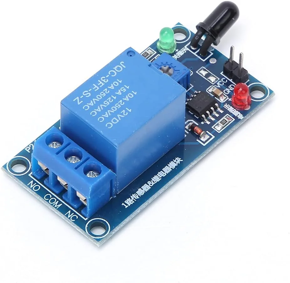 ماژول رله حسگر شعله، سنسور تشخیص آتش، آشکارساز آتش 760~1100nm، حساسیت قابل تنظیم، سیم کشی آسان و پایدار، IR برای آلارم های آتش ماژول رله حسگر شعله، سنسور تشخیص آتش، آشکارساز آتش 760~1100nm، حساسیت قابل تنظیم، سیم کشی آسان و پایدار، IR برای آلارم های آتش