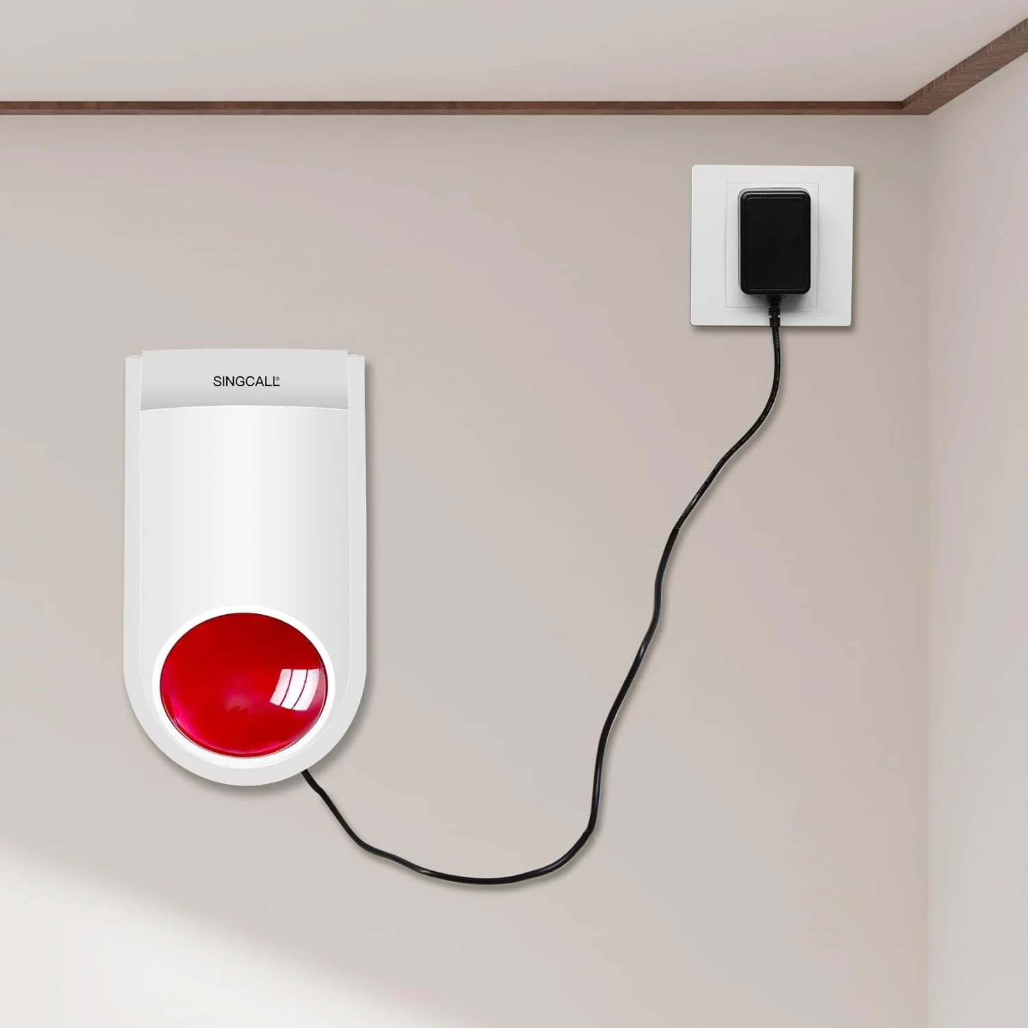 آژیر فلاشر SINGCALL، آژیر خطر ضد آب، سیستم هشدار SOS بی سیم، آژیر بلند برای مراقبت از منزل، آژیر هشدار SOS بلند در فضای باز (به تنهایی قابل استفاده نیست) آژیر فلاشر SINGCALL، آژیر خطر ضد آب، سیستم هشدار SOS بی سیم، آژیر بلند برای مراقبت از منزل، آژیر هشدار SOS بلند در فضای باز (به تنهایی قابل استفاده نیست)