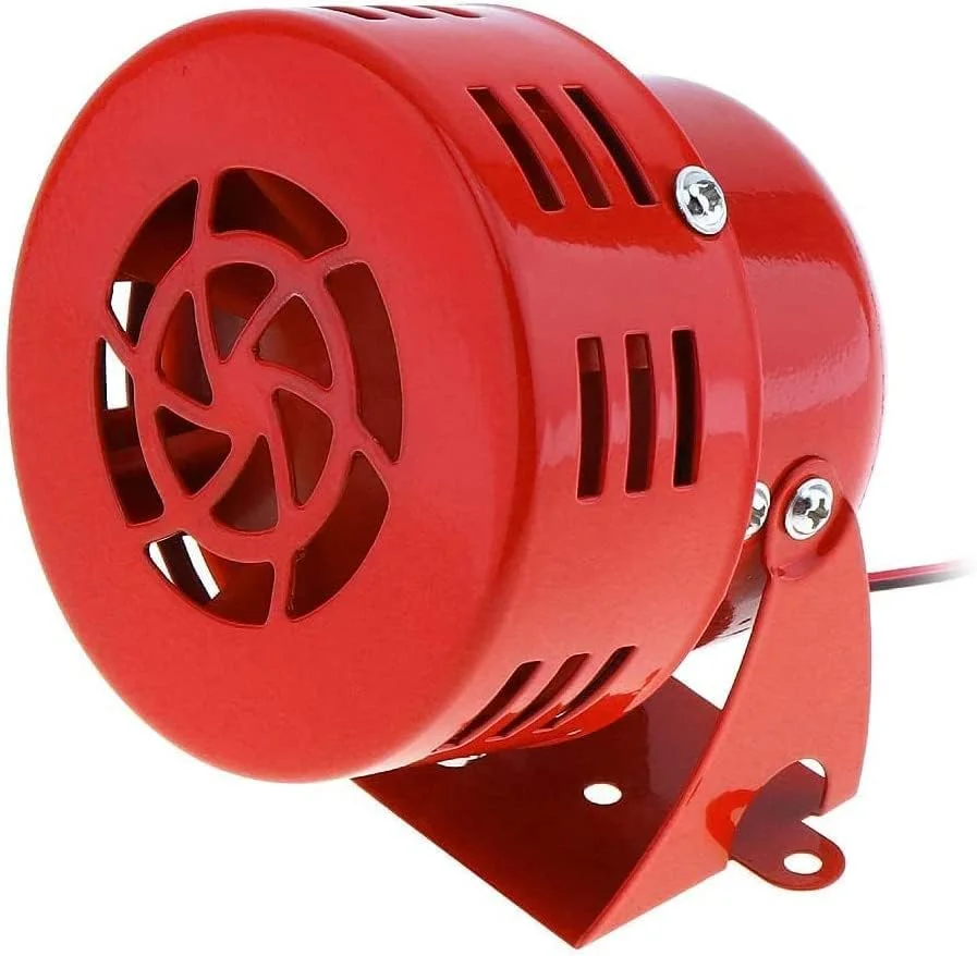 آژیر موتوردار RACO، آژیر دیواری، مناسب برای کارخانه، ماشین حمل و نقل، مینی بوق اعلام حریق MS-190 (DC - 12 ولت)