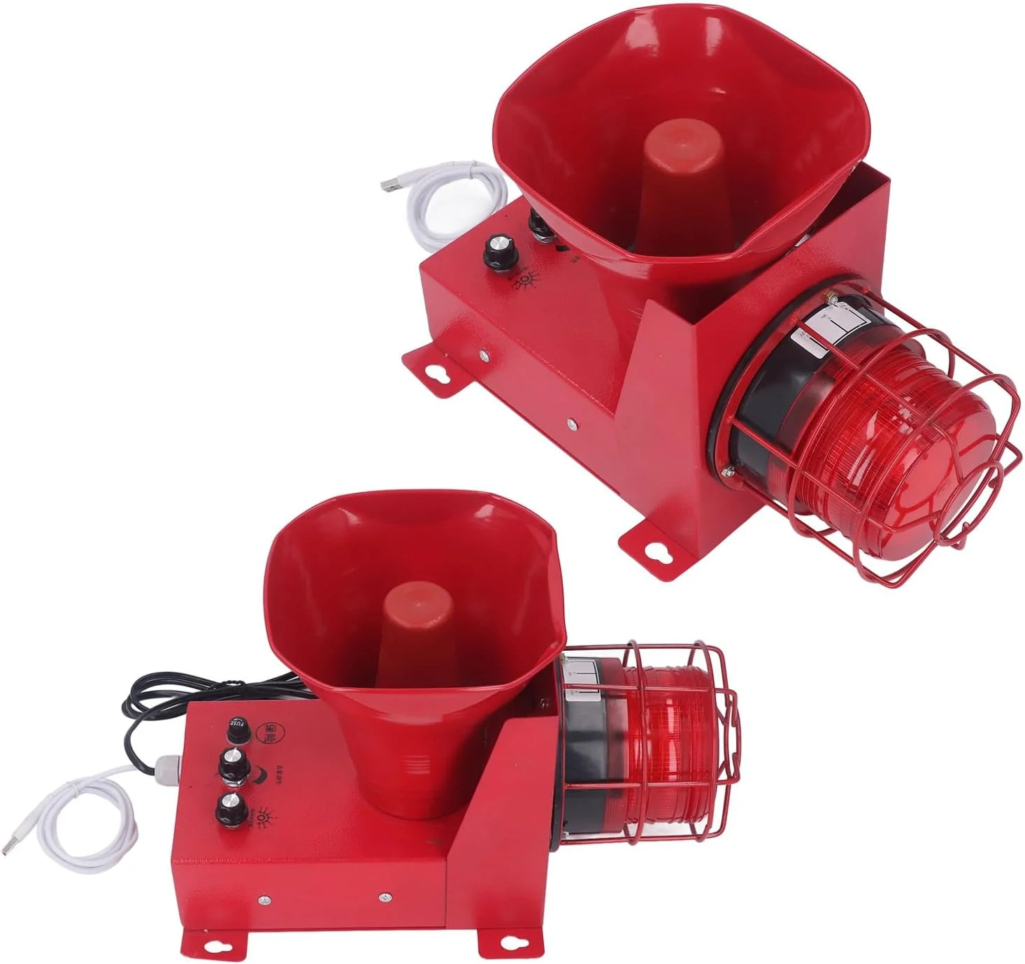 آژیر صنعتی Torvex Siren، بوق نور صدا در فضای باز 180dB با هشدار استروب، آژیر اضطراری صنعتی ضد آب (DC24V) - تصویر 3 آژیر صنعتی Torvex Siren، بوق نور صدا در فضای باز 180dB با هشدار استروب، آژیر اضطراری صنعتی ضد آب (DC24V) - تصویر 3