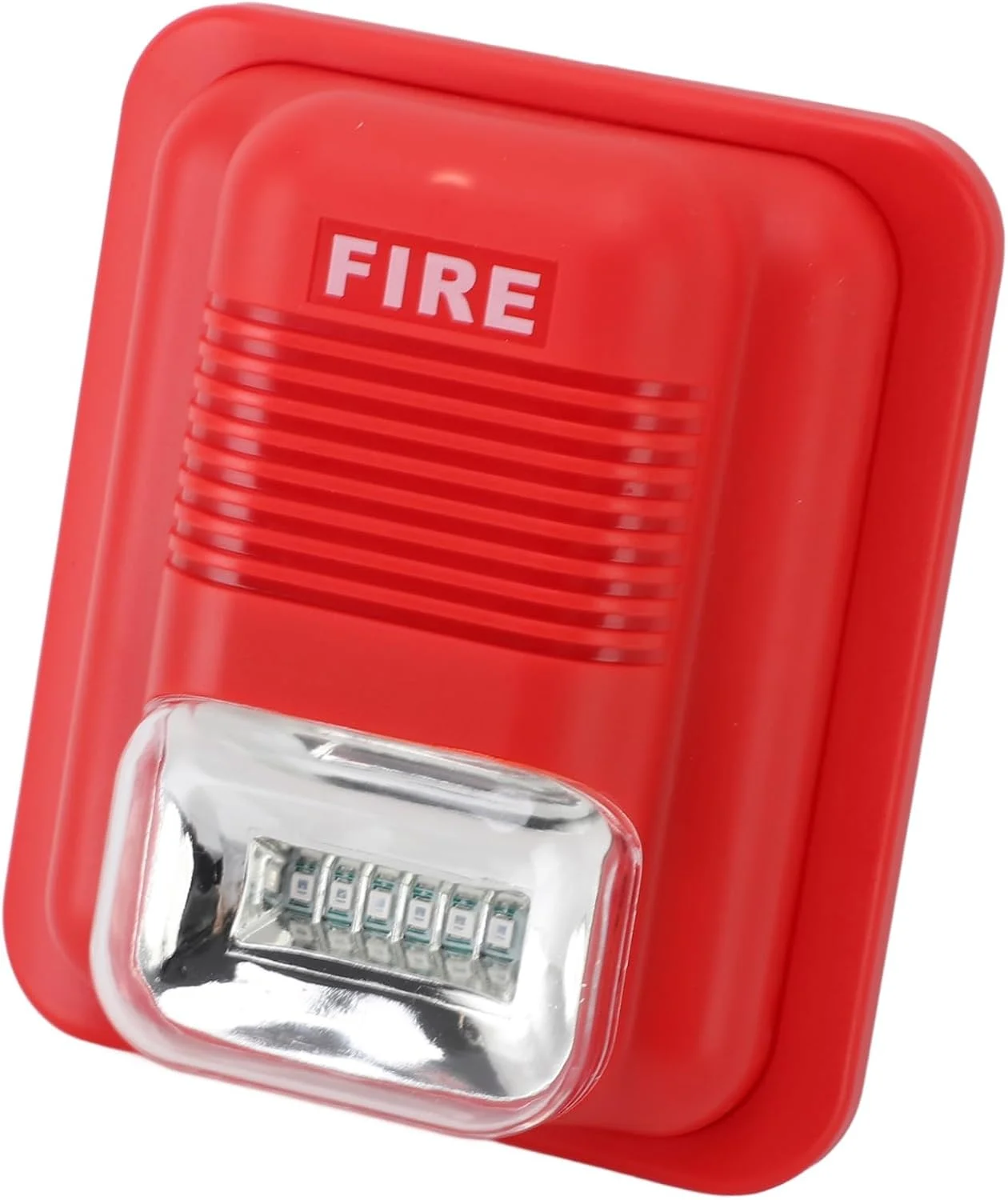 آژیر اعلام حریق صوتی و نوری RIZGHWOY 12 24V با LED، آژیر هشدار فوق العاده برای ساختمان های مسکونی آژیر اعلام حریق صوتی و نوری RIZGHWOY 12 24V با LED، آژیر هشدار فوق العاده برای ساختمان های مسکونی